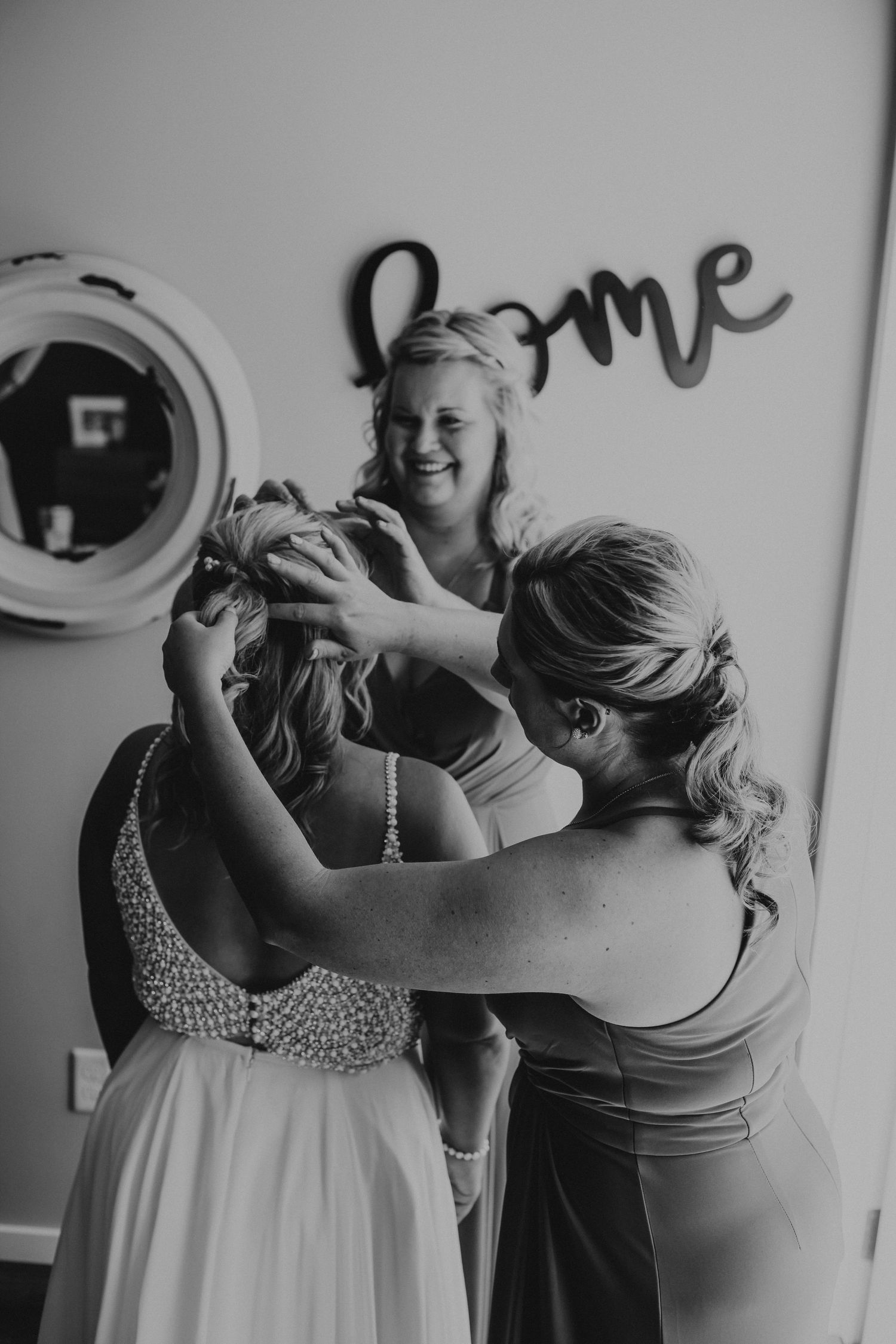 bride getting ready photos in lethrbridge