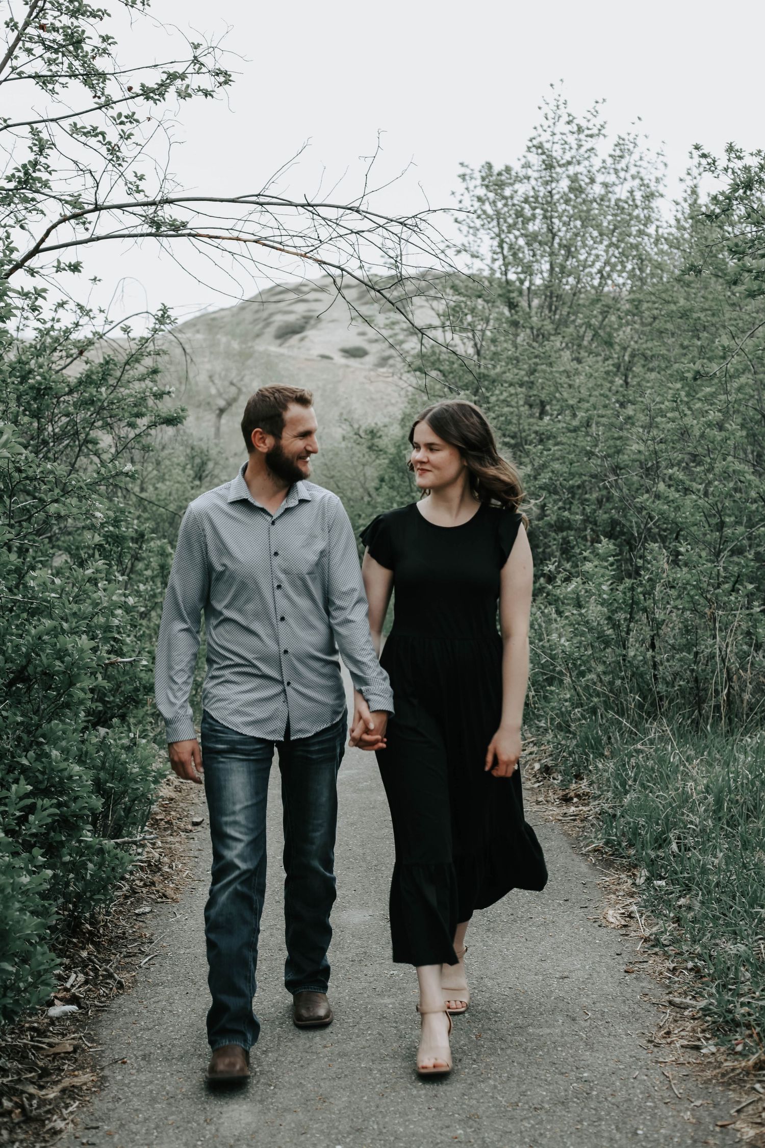 engagement session in lethbridge alberta at the Helen Schuler Nature Centre