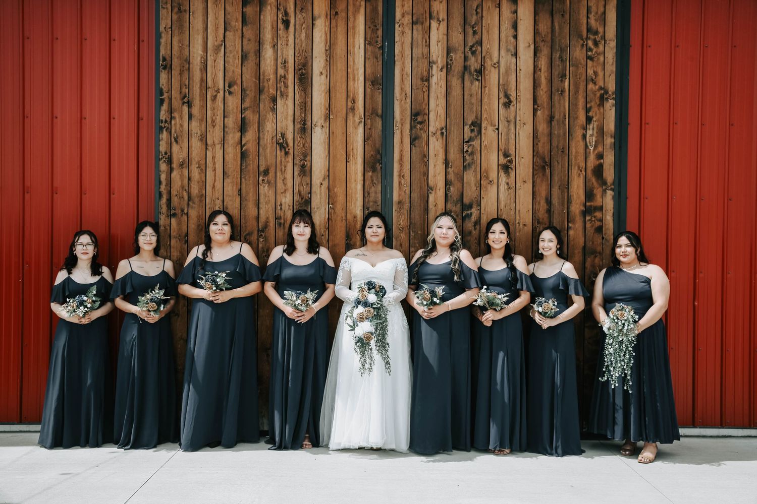 photos of the center trail wedding venue in fort macleod