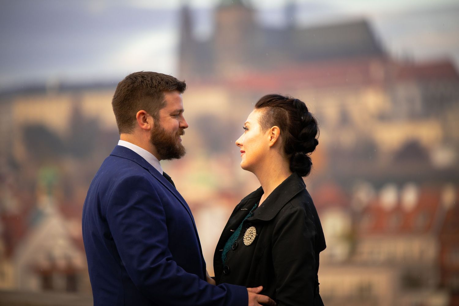 A destination wedding in Prague, Czech Republic, taken by E. D. Simpson Photography.