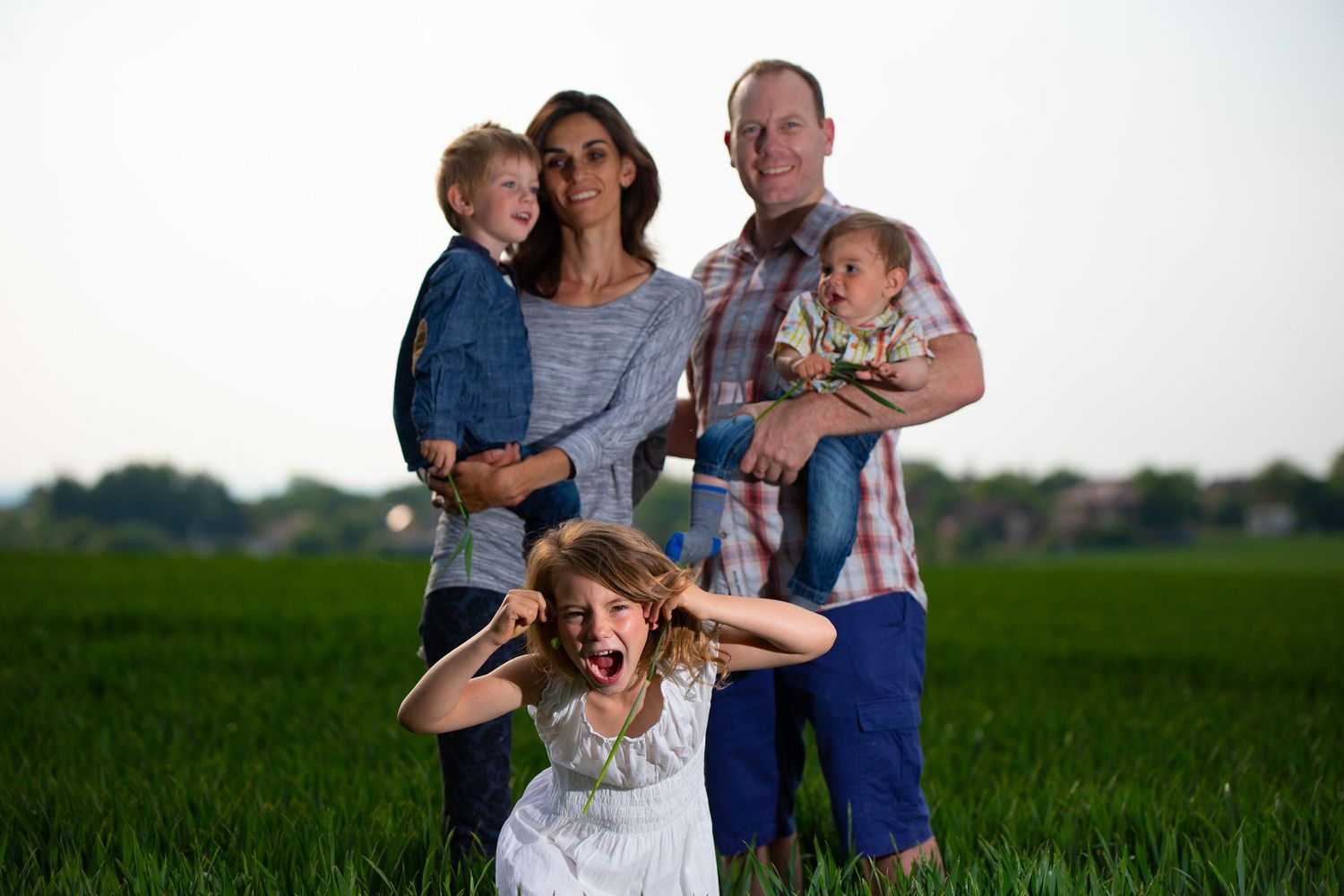 Family adventure clients in Prague, Czech Republic.