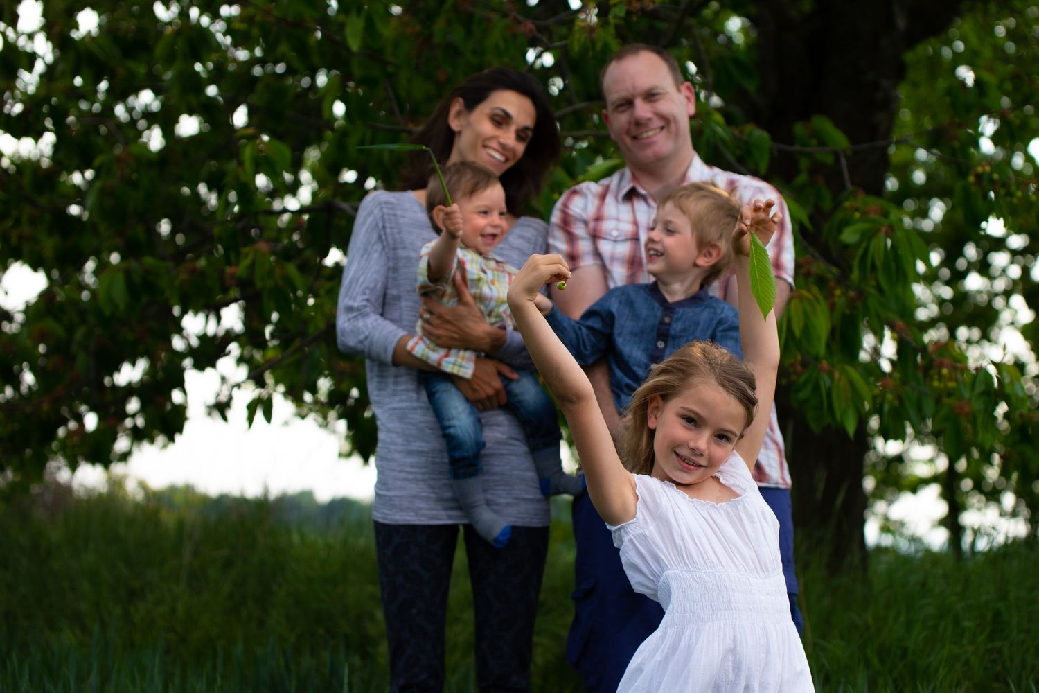 Family adventure clients in Prague, Czech Republic.