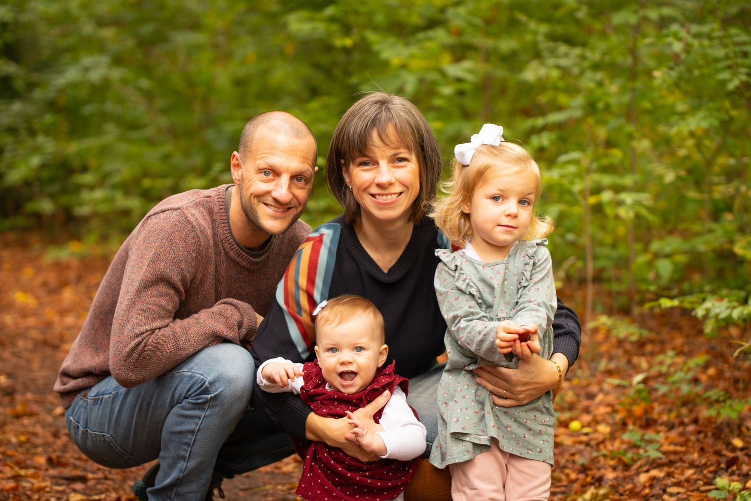 Family adventure clients in Prague, Czech Republic.