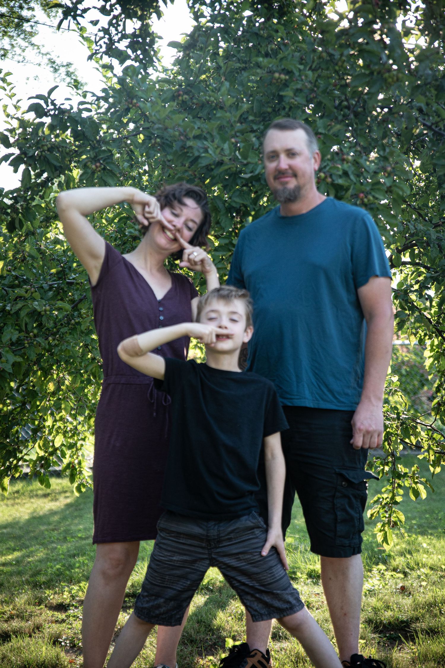 Family adventure clients in South Milwaukee, Wisconsin.