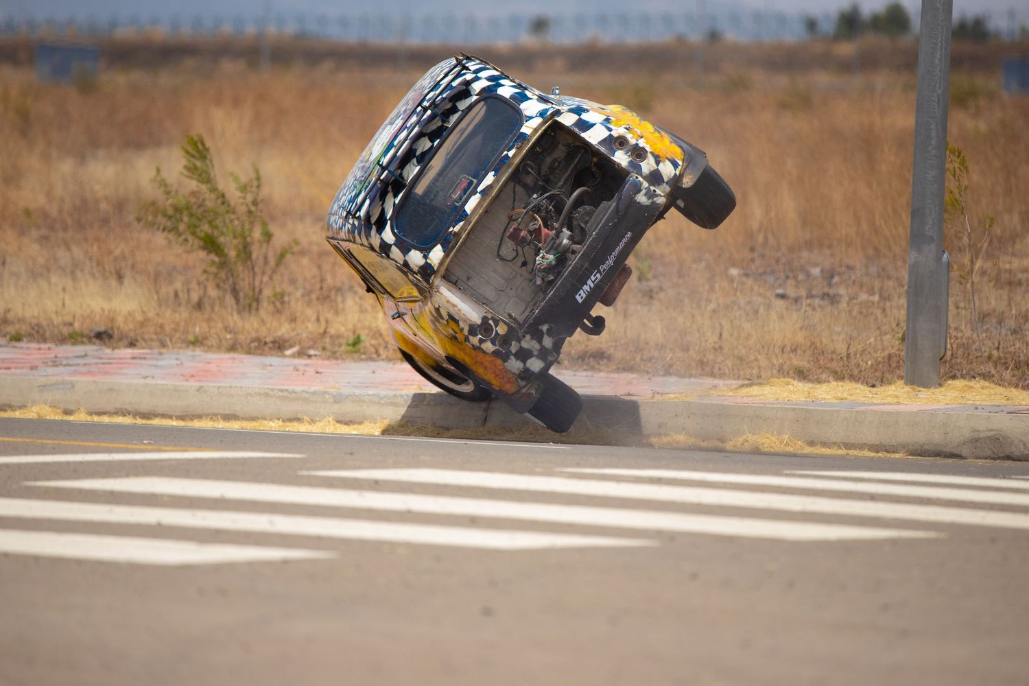 In the action at Addis Ababa street races.