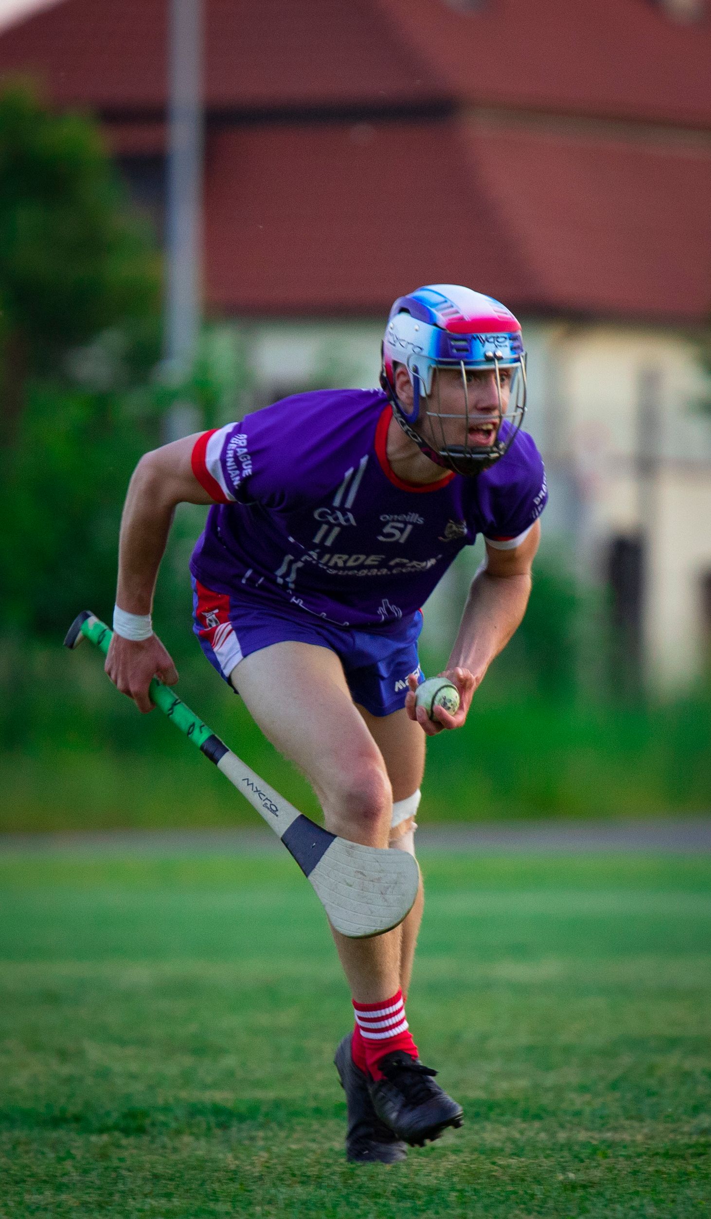 The Prague Hibernians men's Hurling team. Taken in Prague, Czech Republic.