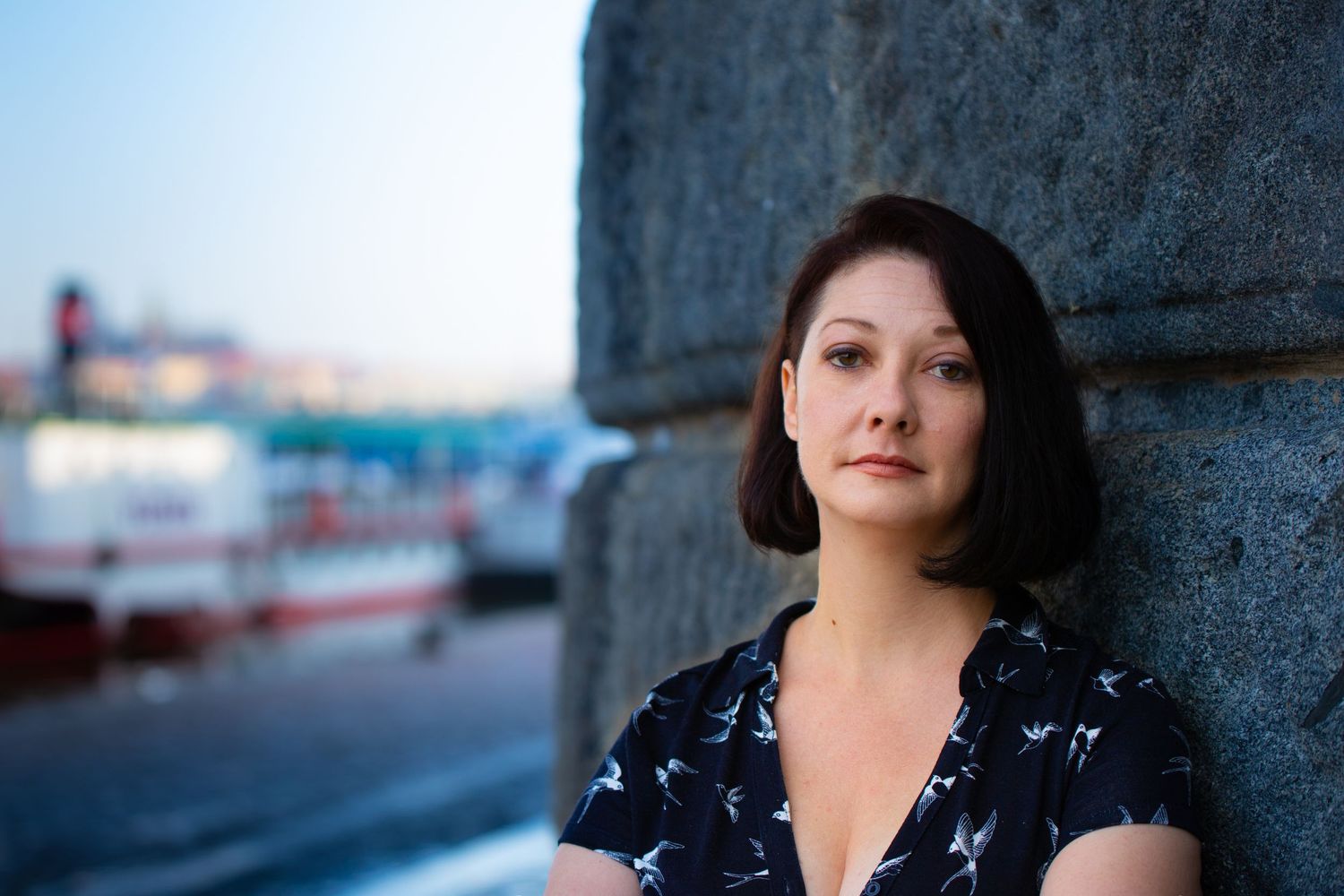 A wayfarer client of E. D. Simpson Photography taken in her home in Prague, Czech Republic.