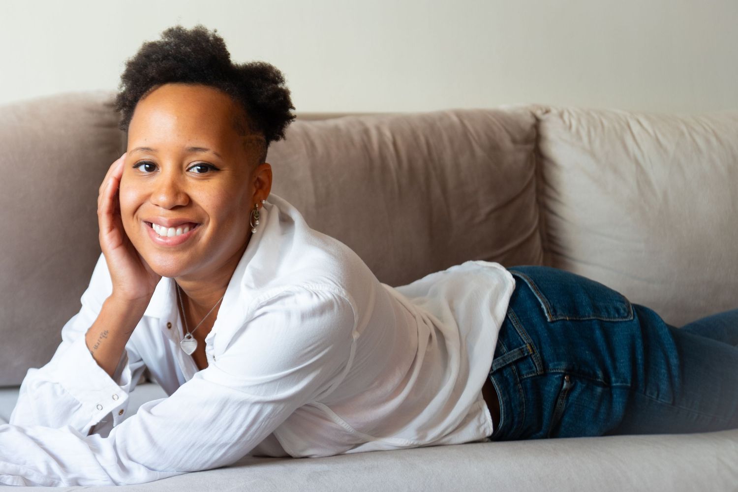 A wayfarer client of E. D. Simpson Photography taken in her home in Casablanca.