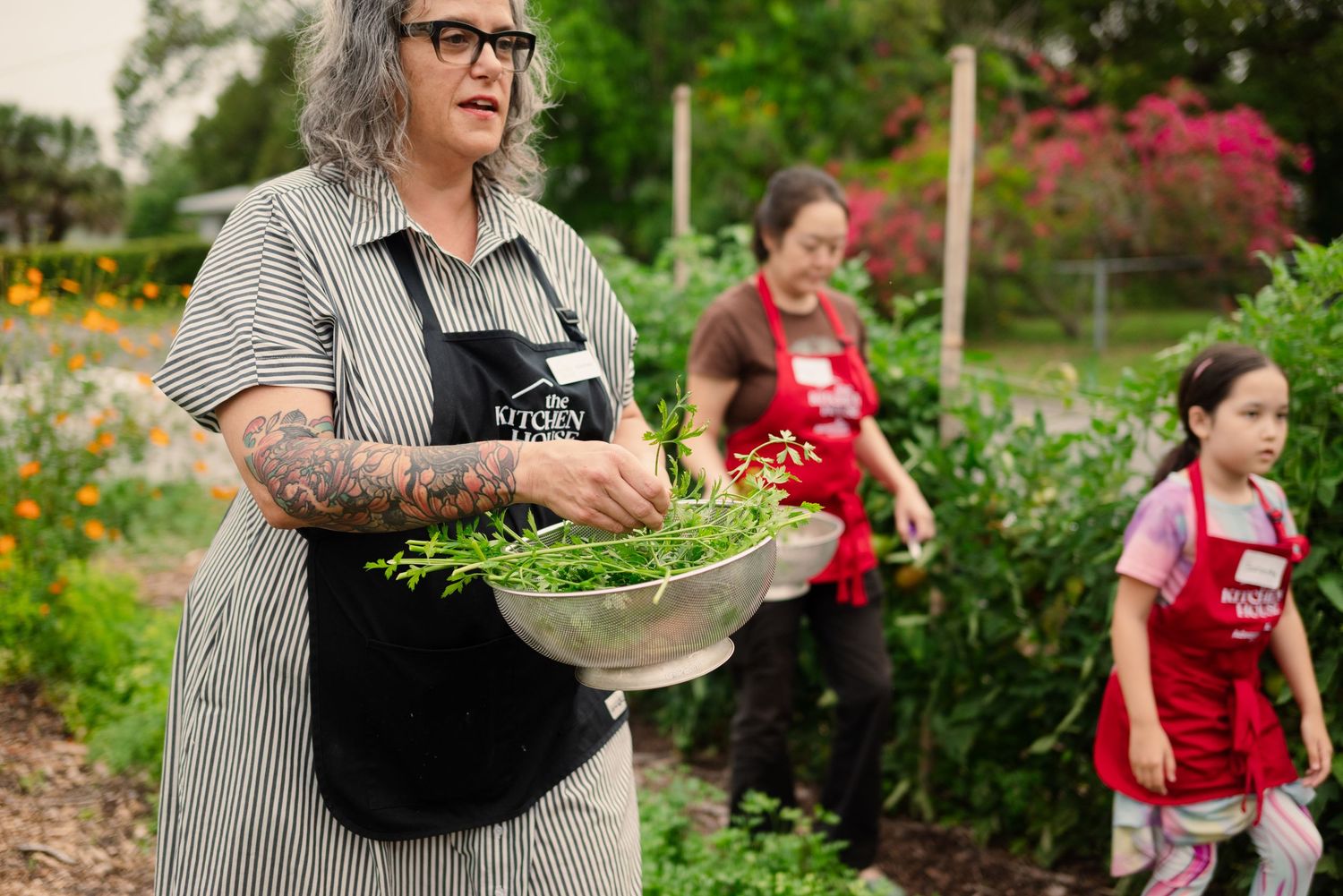 Artistic branding imagery for local non-profit the Kitchen House in Orlando, Florida