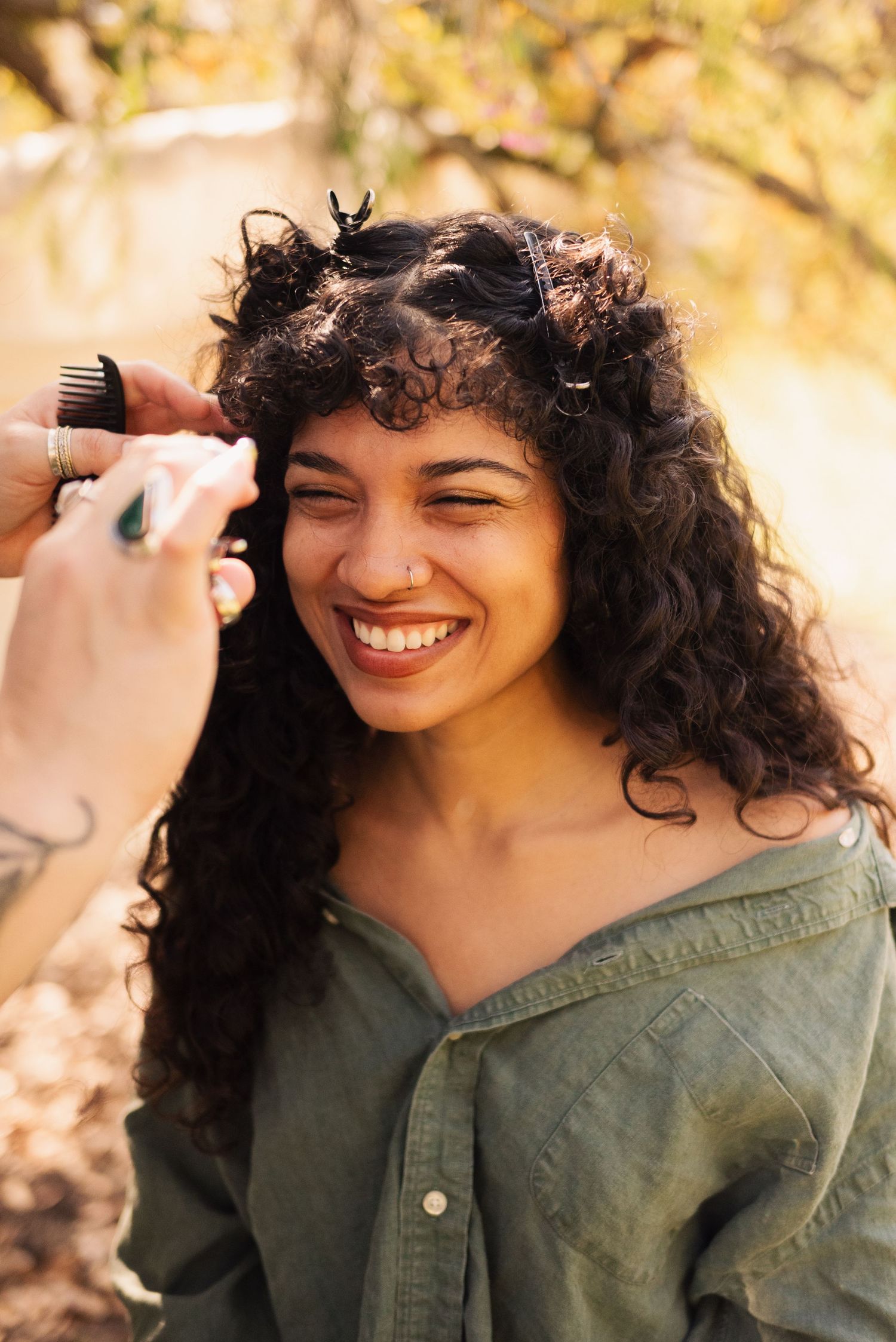 Candid moments captured showing genuine smiles and natural expressions.