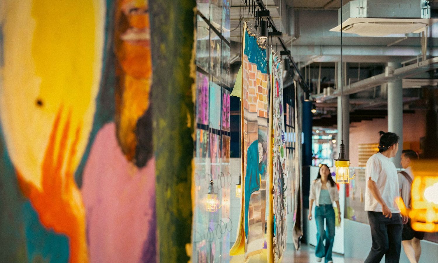 DELFT - Art2Meet Exhibition at The Social Hub in Delft in June 2025. Artists from around the world connect to share art and integrate.