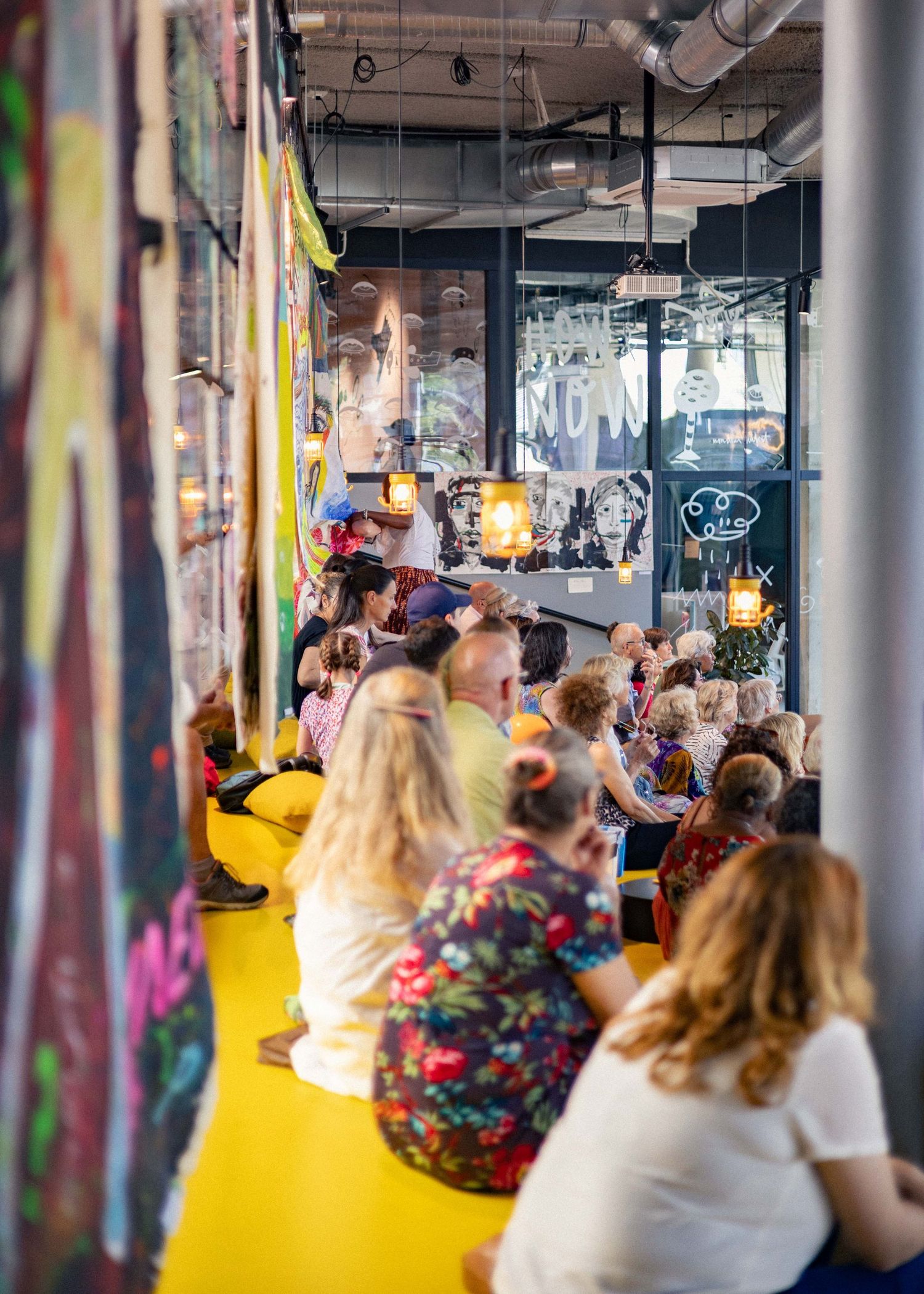 DELFT - Art2Meet Exhibition at The Social Hub in Delft in June 2025. Artists from around the world connect to share art and integrate.