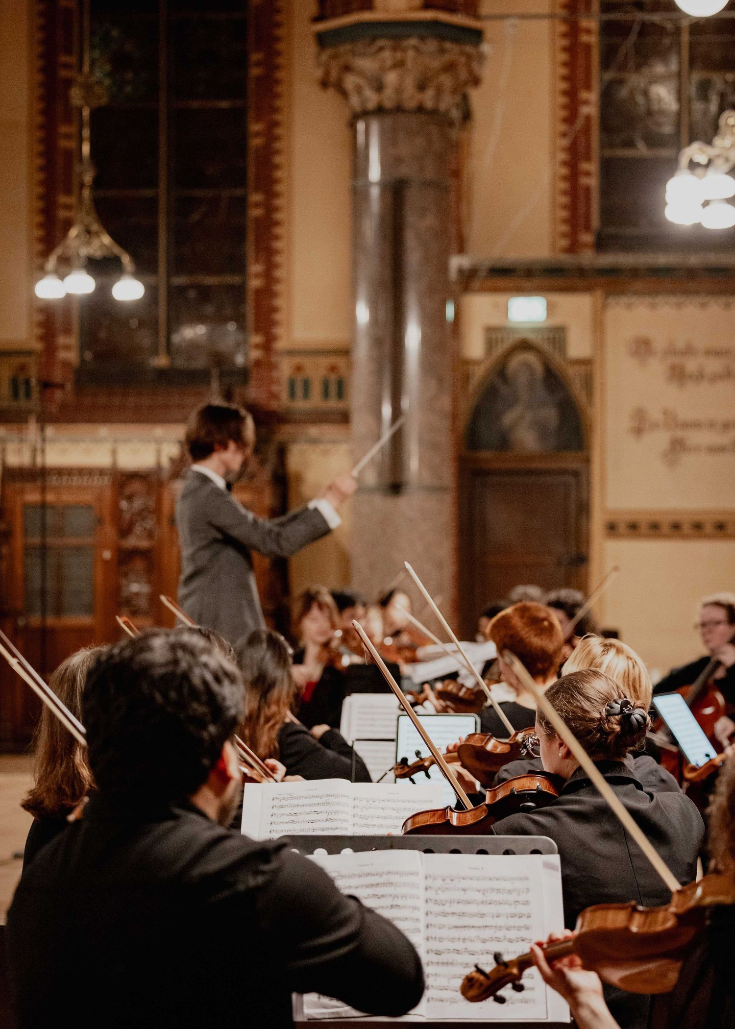 Orchestra Lagrandt performing Tchaikovsky's Third Symphony at Dominicuskerk in Amsterdam in November 2025.
