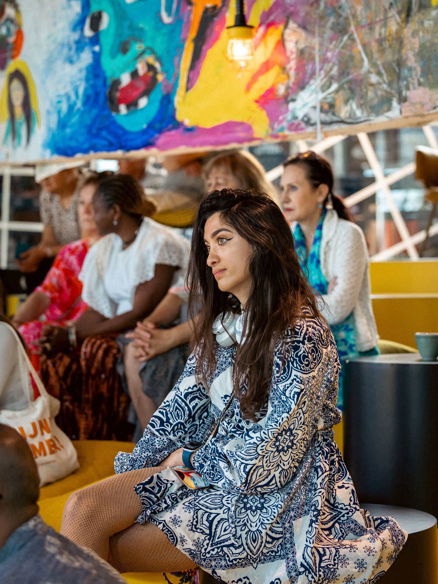 DELFT - Art2Meet Exhibition at The Social Hub in Delft in June 2025. Artists from around the world connect to share art and integrate.