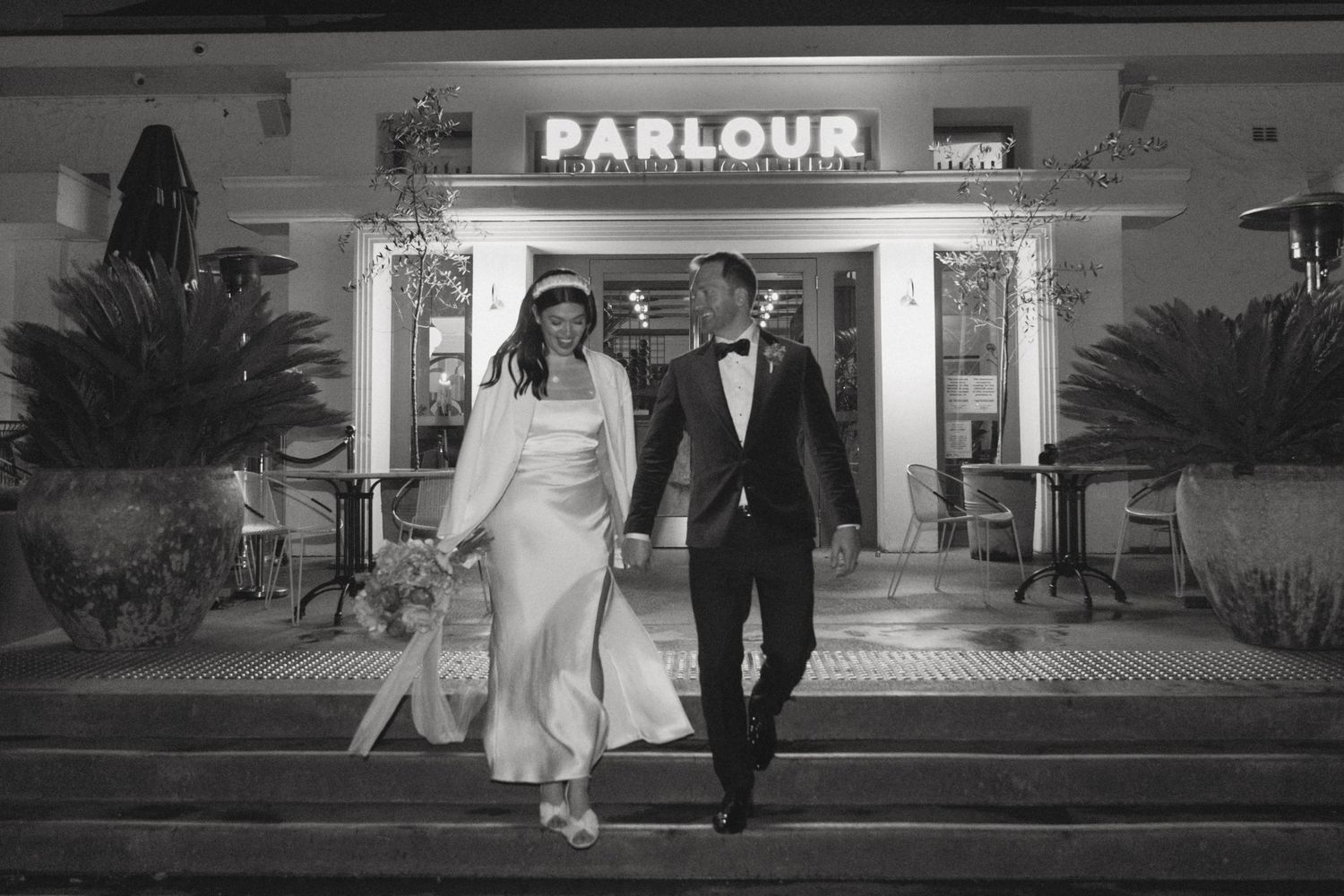 Newly eloped couple