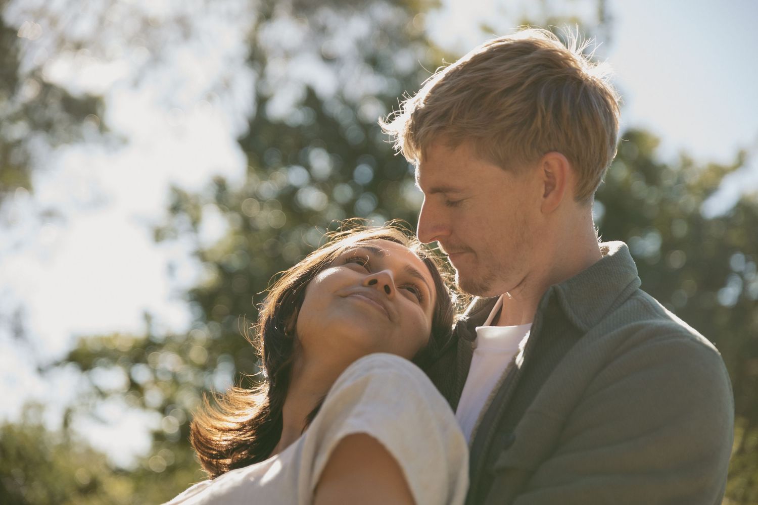 Couple enjoying a quiet moment together