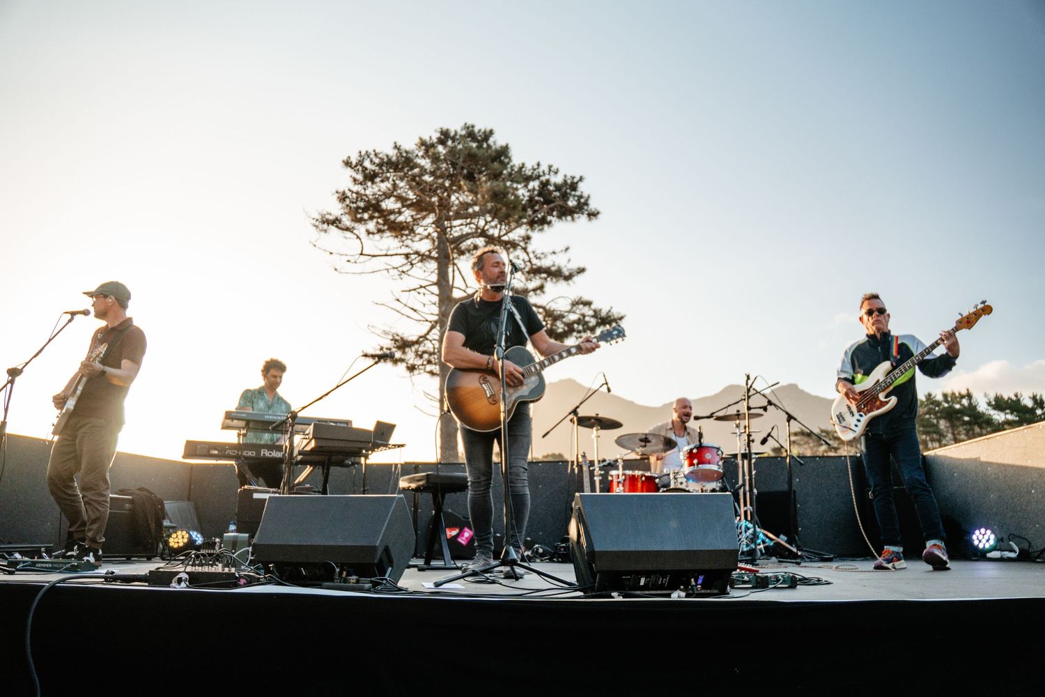 Watershed performing live outdoors at Cape Point Vineyards, captured through professional concert and event photography in Cape Town.
