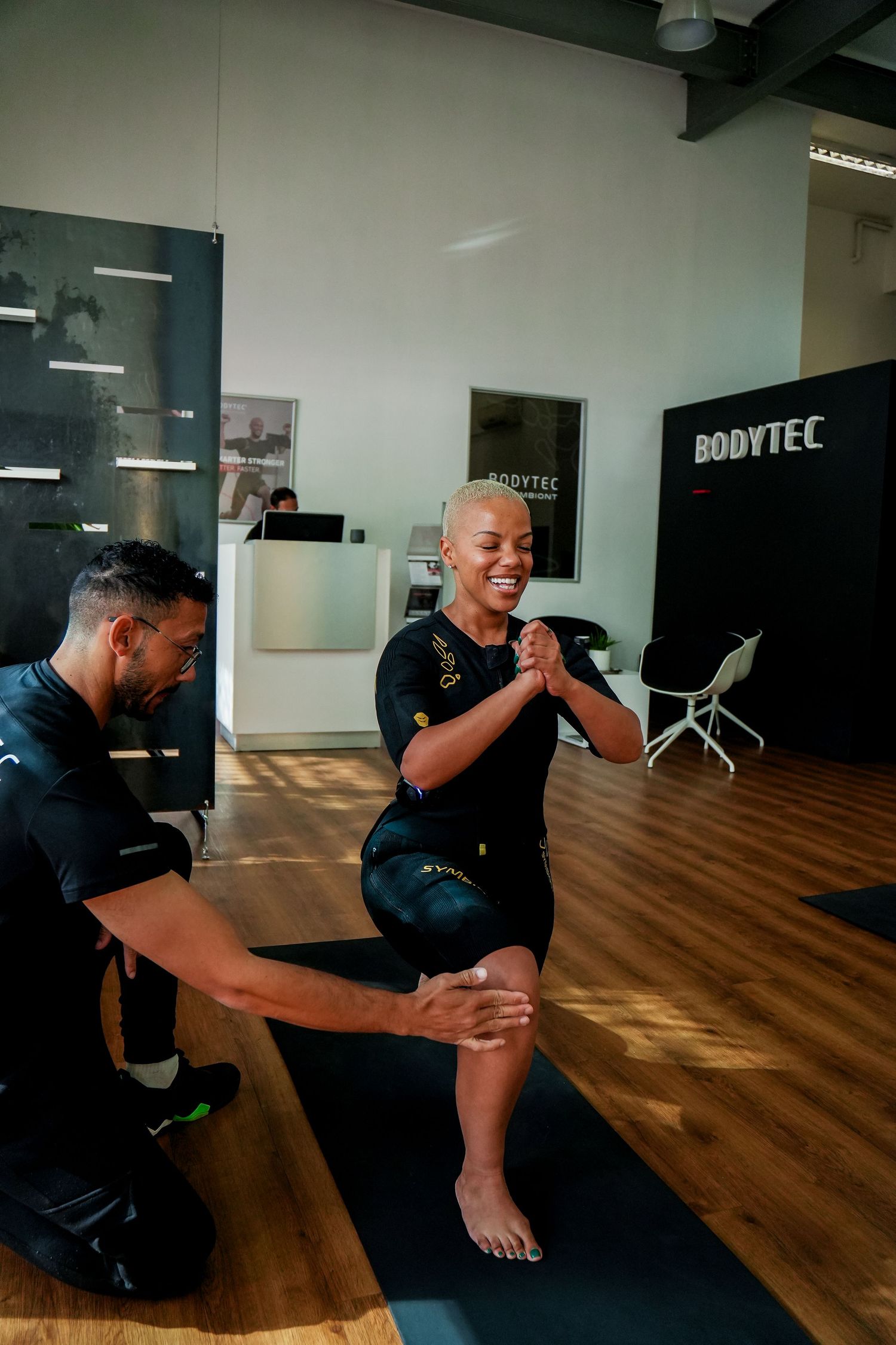 Female athlete training indoors during a fitness session, captured through professional sports and fitness photography in Cape Town.