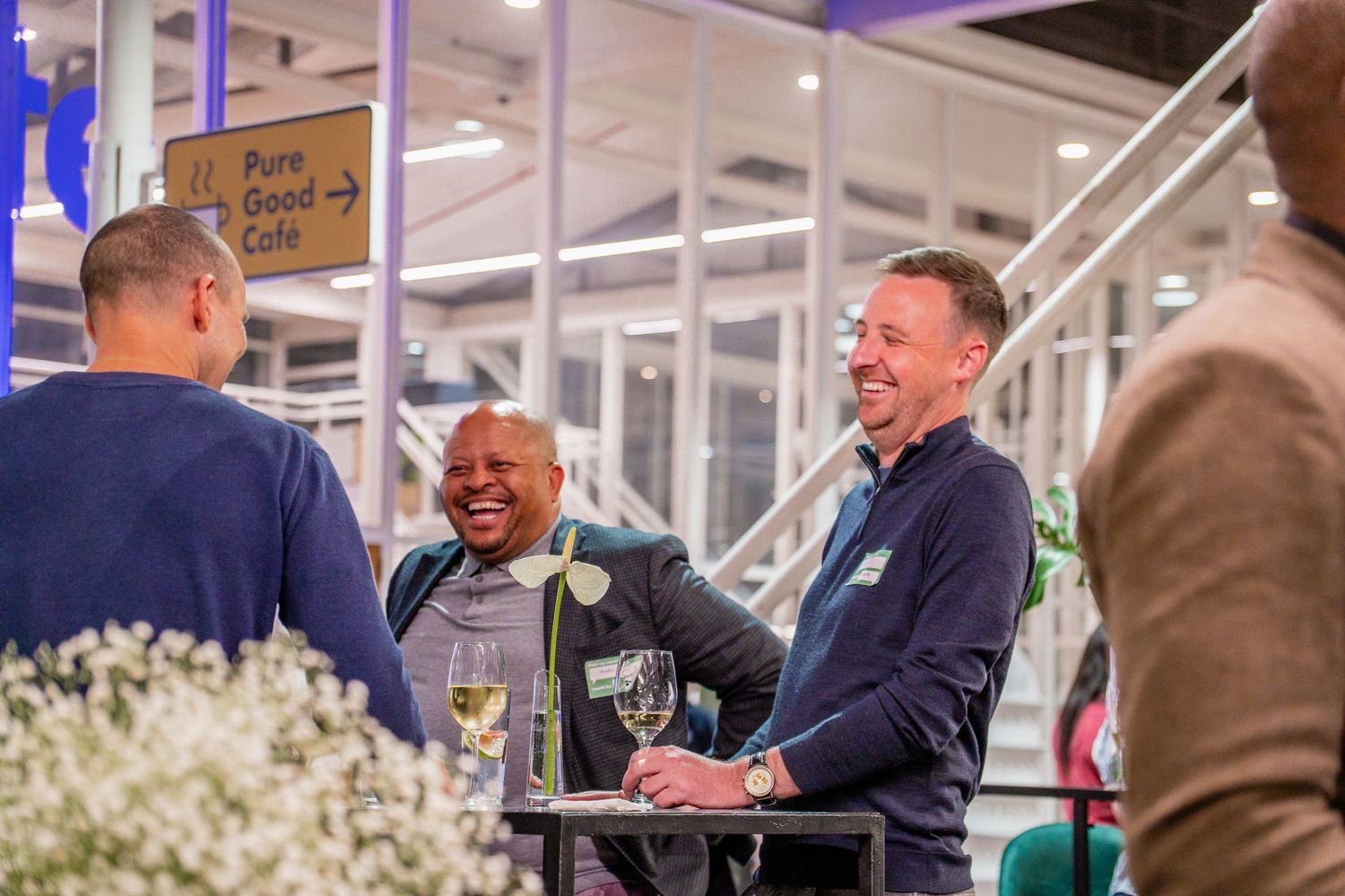 Guests networking and celebrating at Workshop17’s 10-year birthday event, captured through professional corporate event photography.