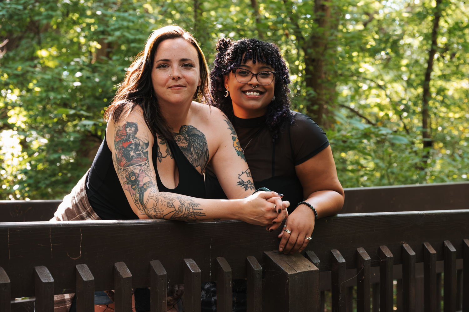 Creative group portraits at OPPD Arboretum in Omaha