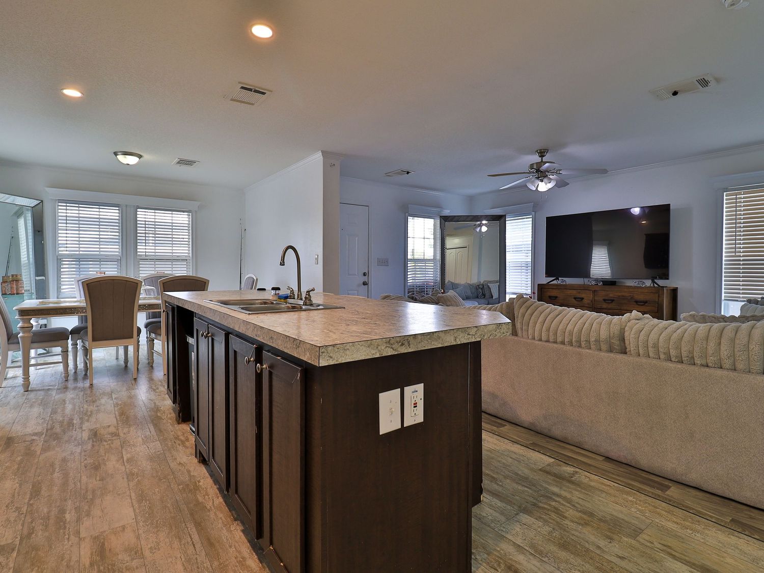 Kitchen island of 169 Plantation Blvd