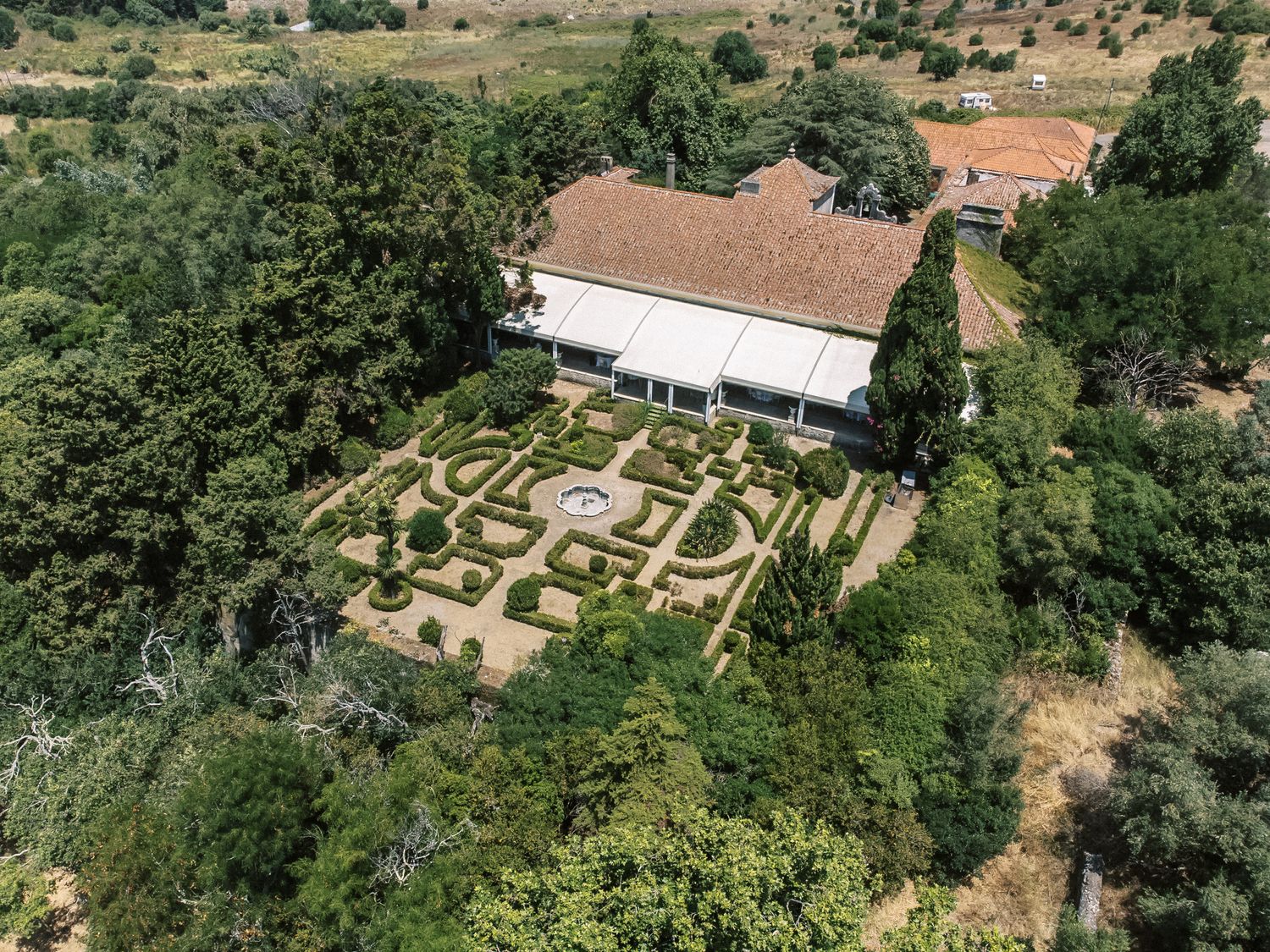 aereal photo of quinta do torneiro from Lisbon Wedding Planners