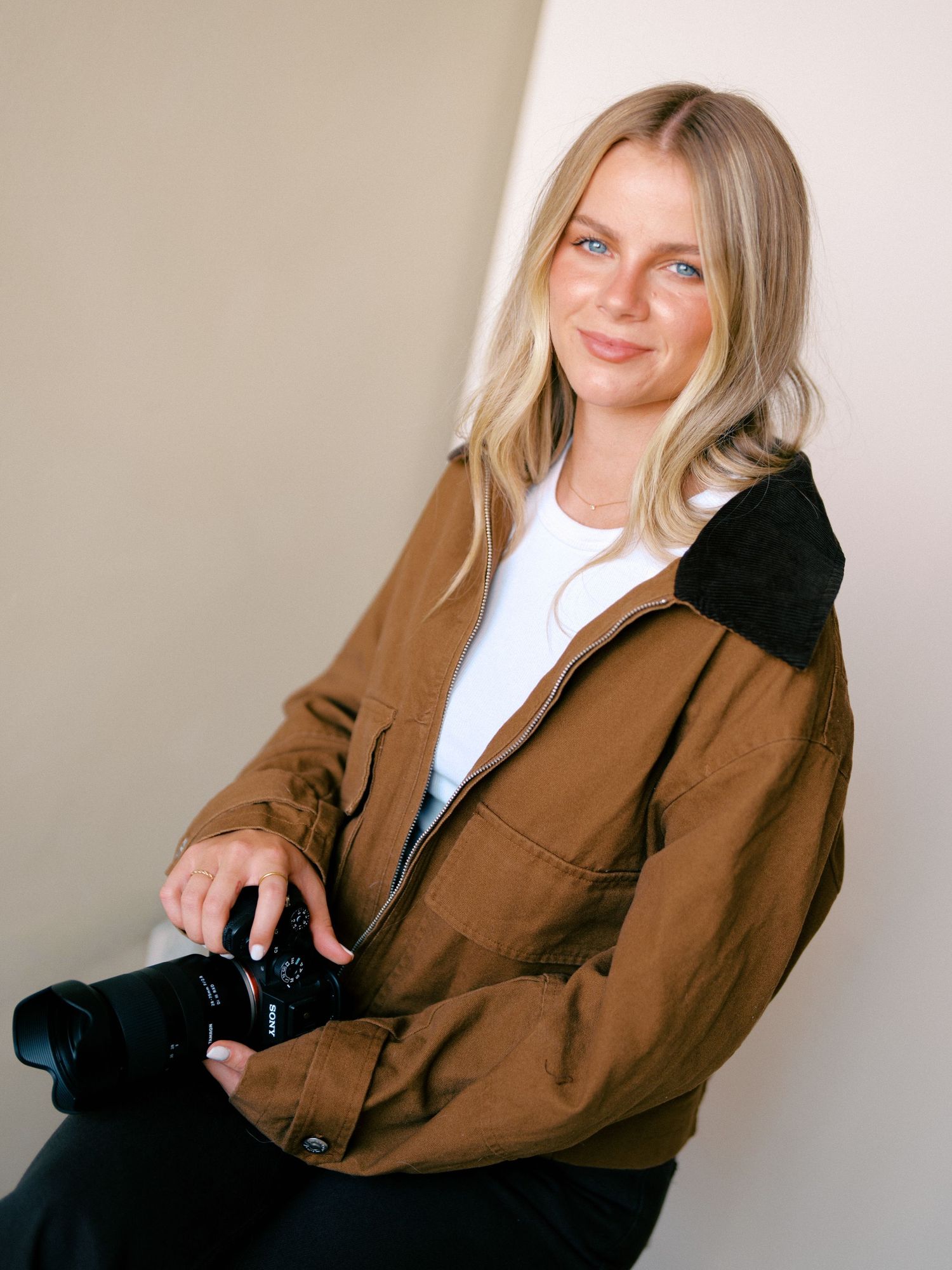 Katelynn Davis Media, a wedding photographer specializing in digital and film photography. 
Photo of Katelynn Davis Media