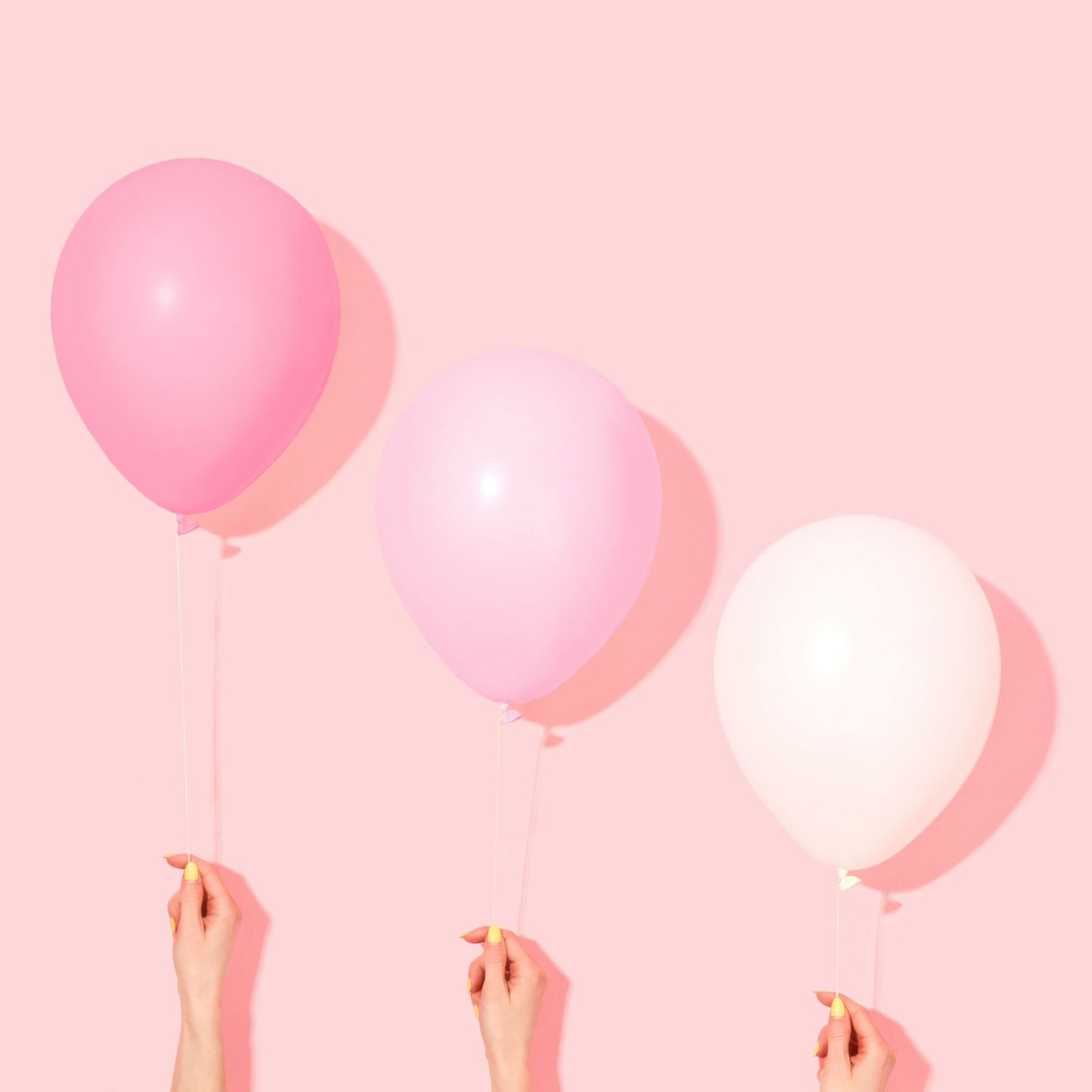 three balloons