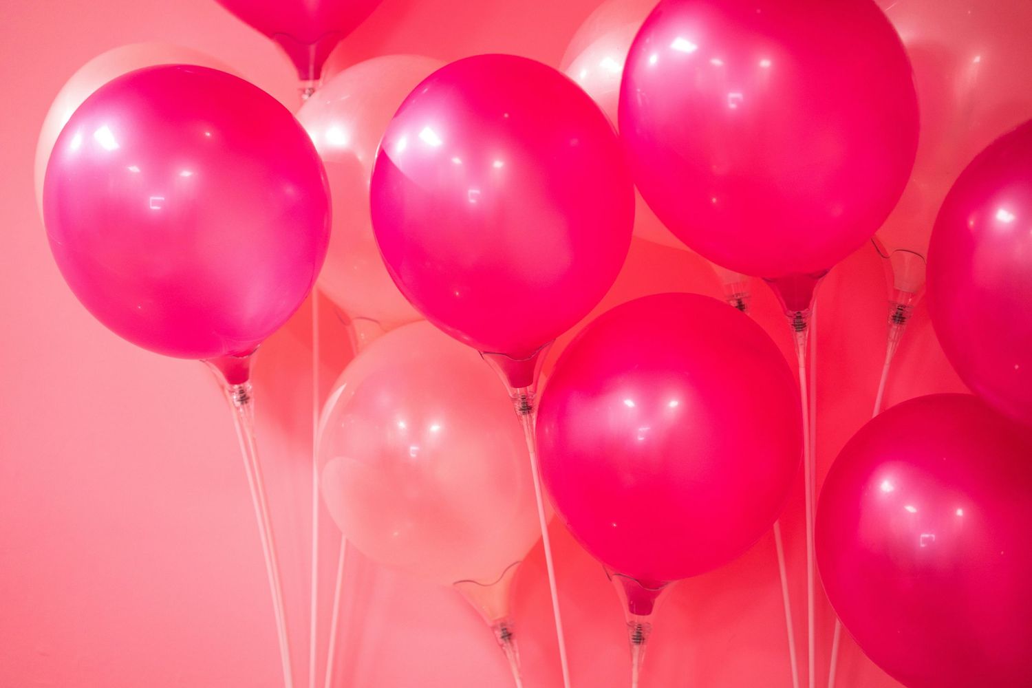 large number of balloons