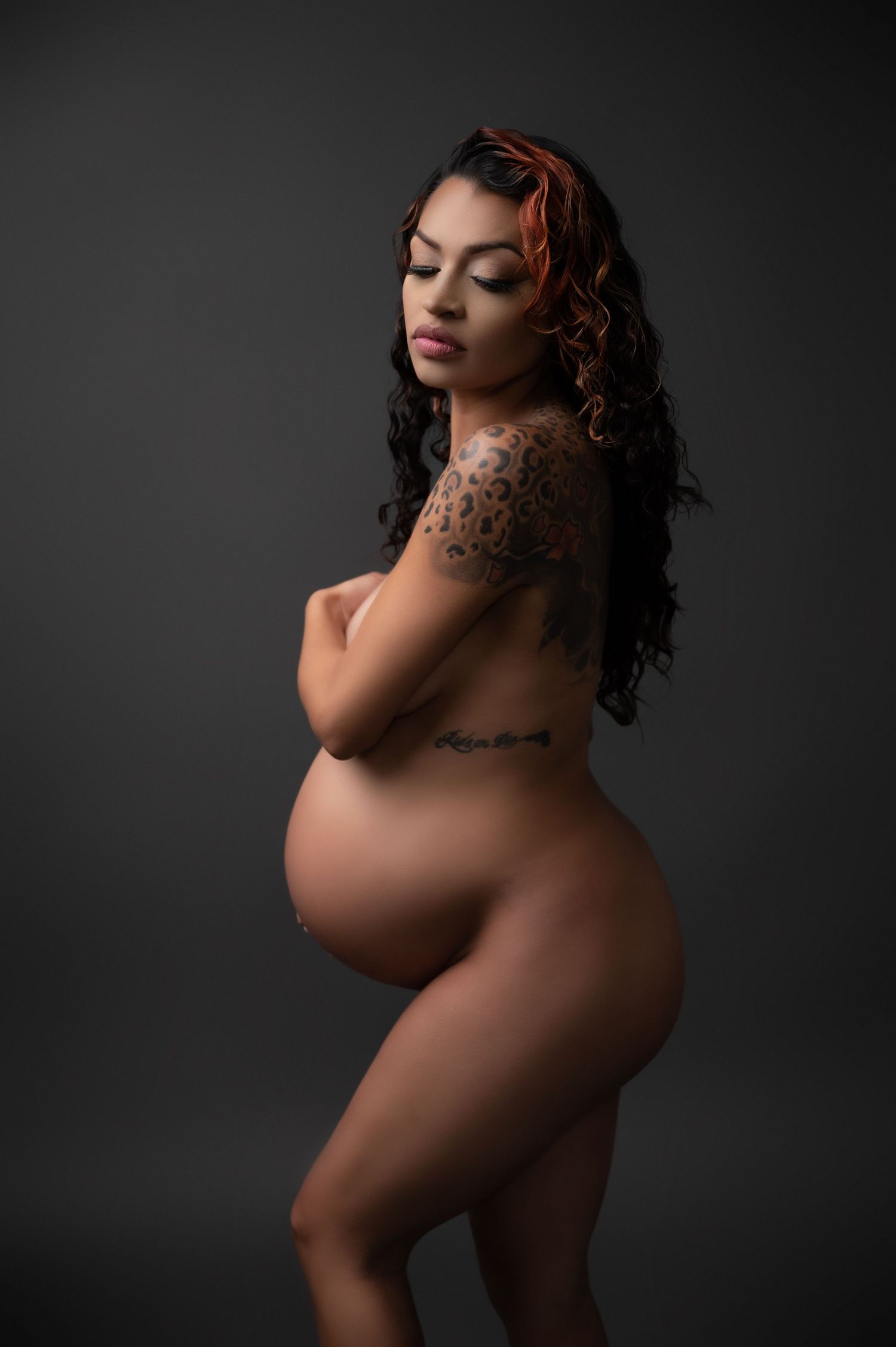 Hanford Maternity Photographer, Semi Nude Maternity Photos