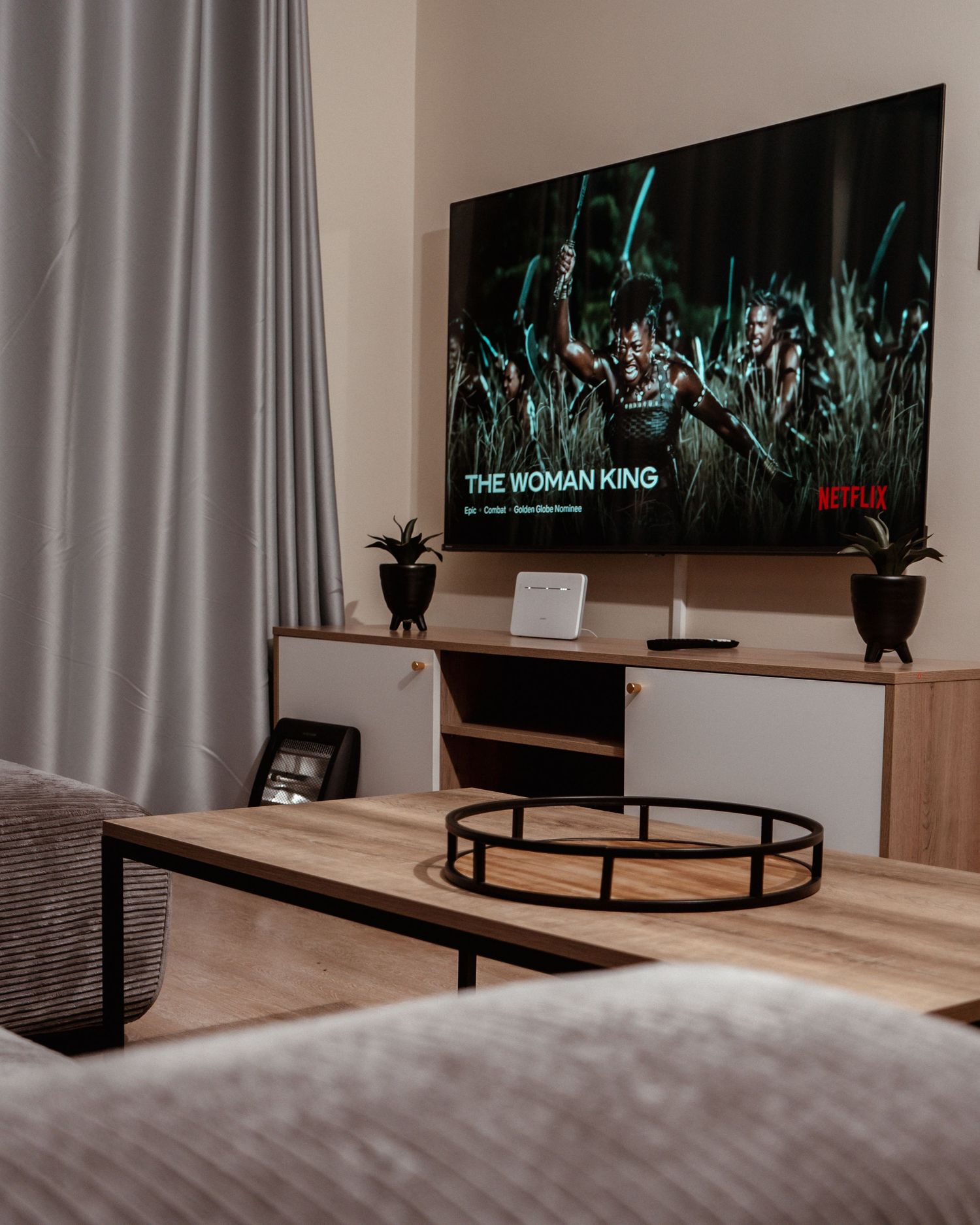 Air bnb living room detail by Tendayi Dhure