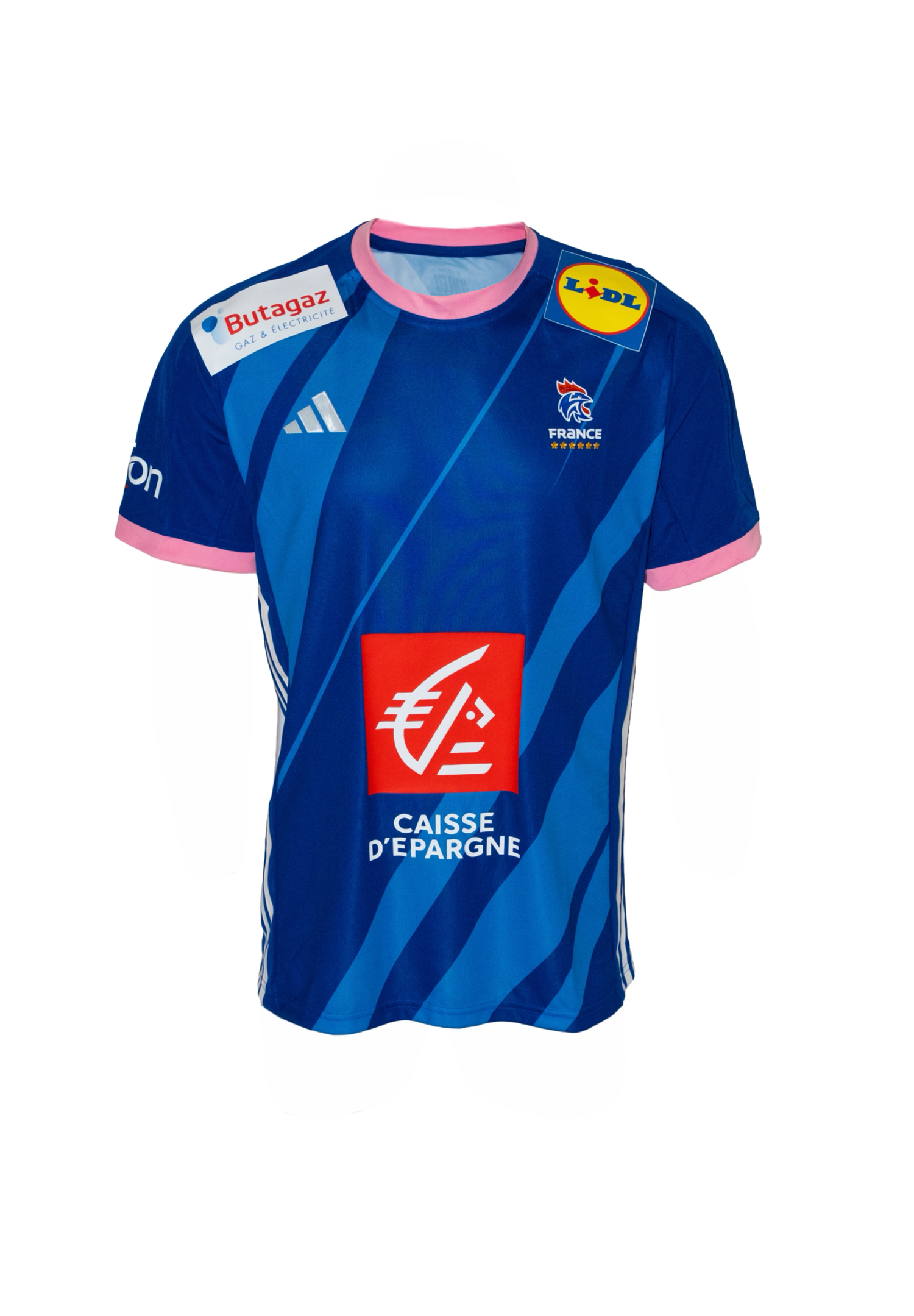 Maillot de l'équipe de France de Handball, par Adidas.