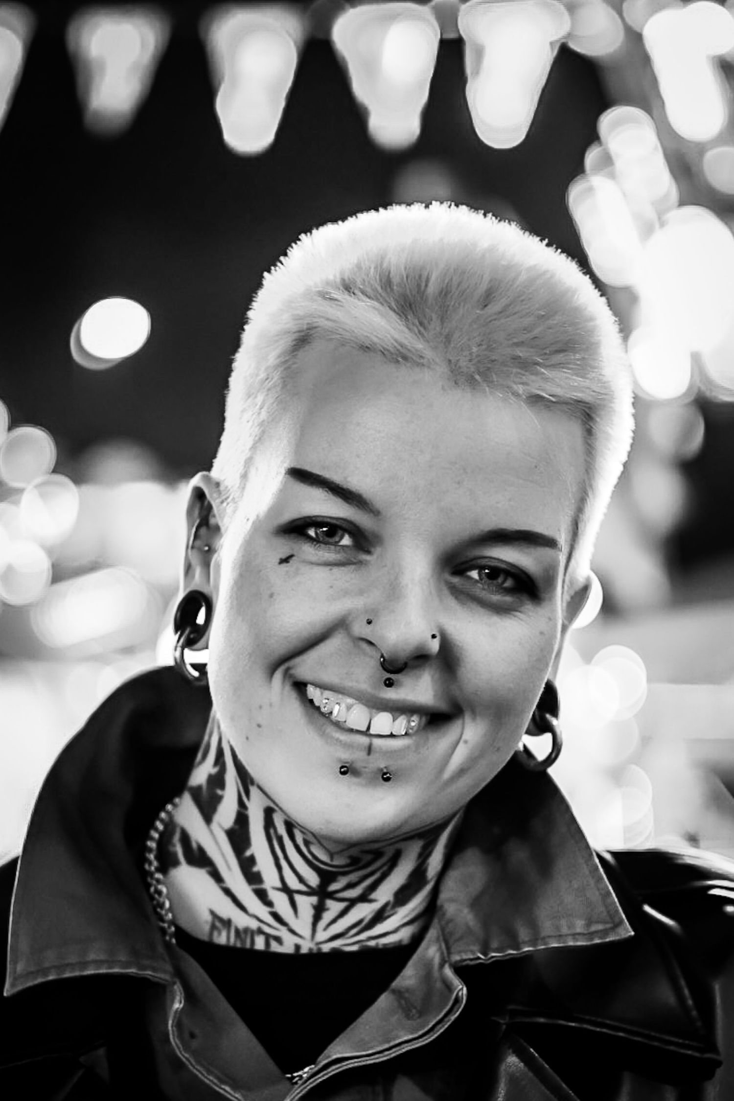 face tattoo's
Black and white photography 
Sharmaine Doesberg-Pex