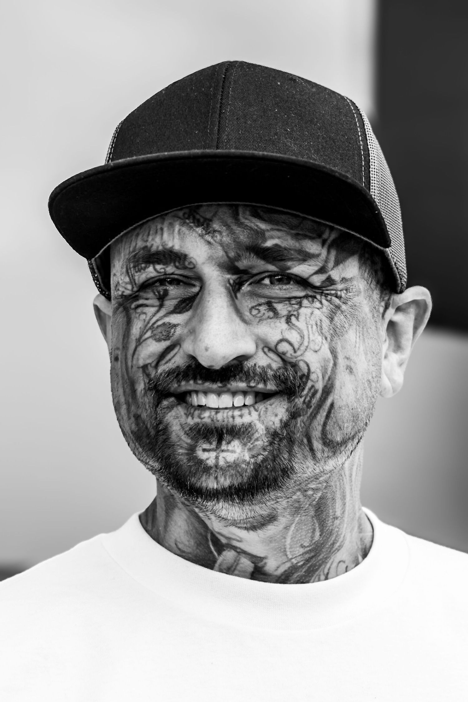 face tattoo's
Black and white photography 
Sharmaine Doesberg-Pex