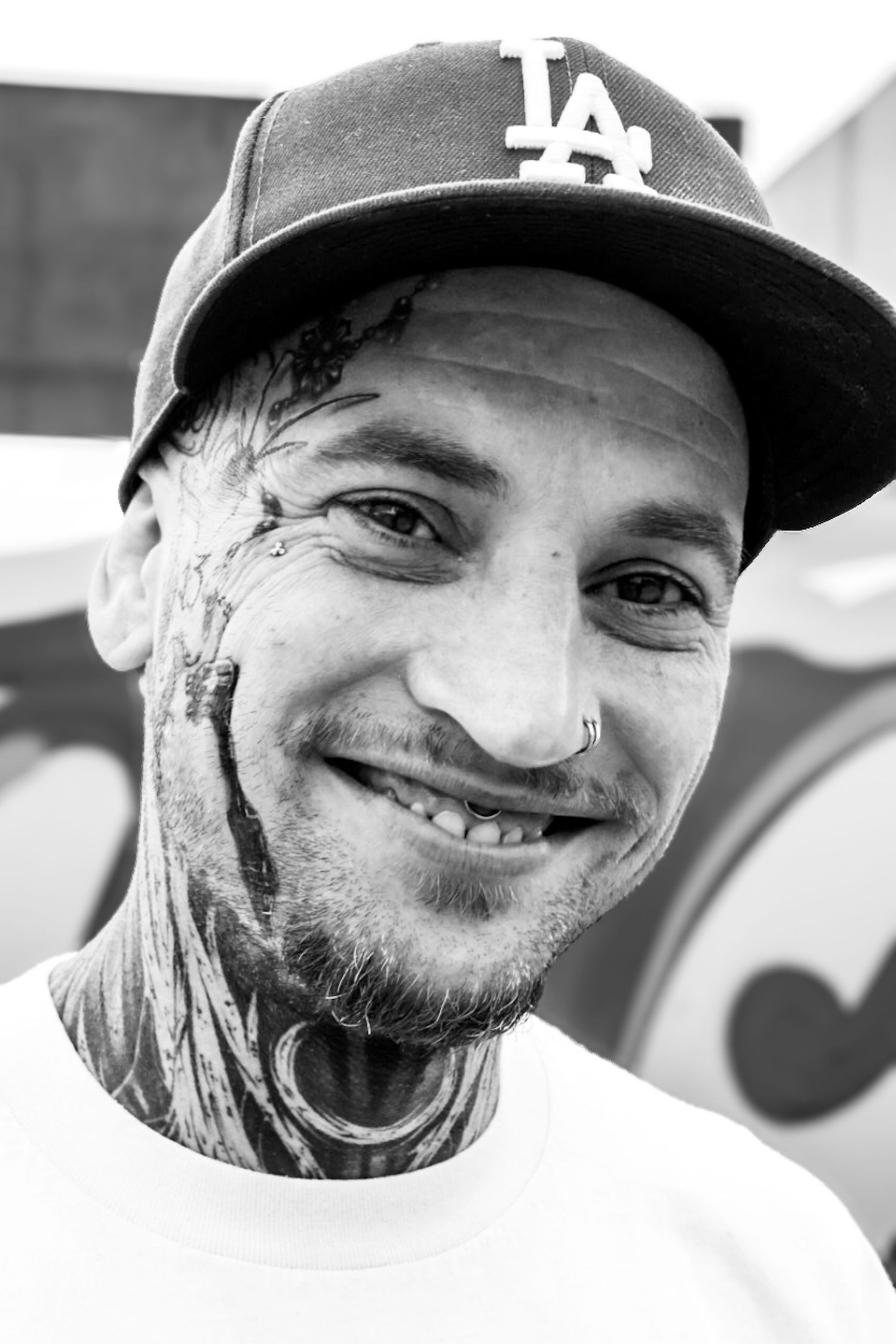 face tattoo's
Black and white photography 
Sharmaine Doesberg-Pex