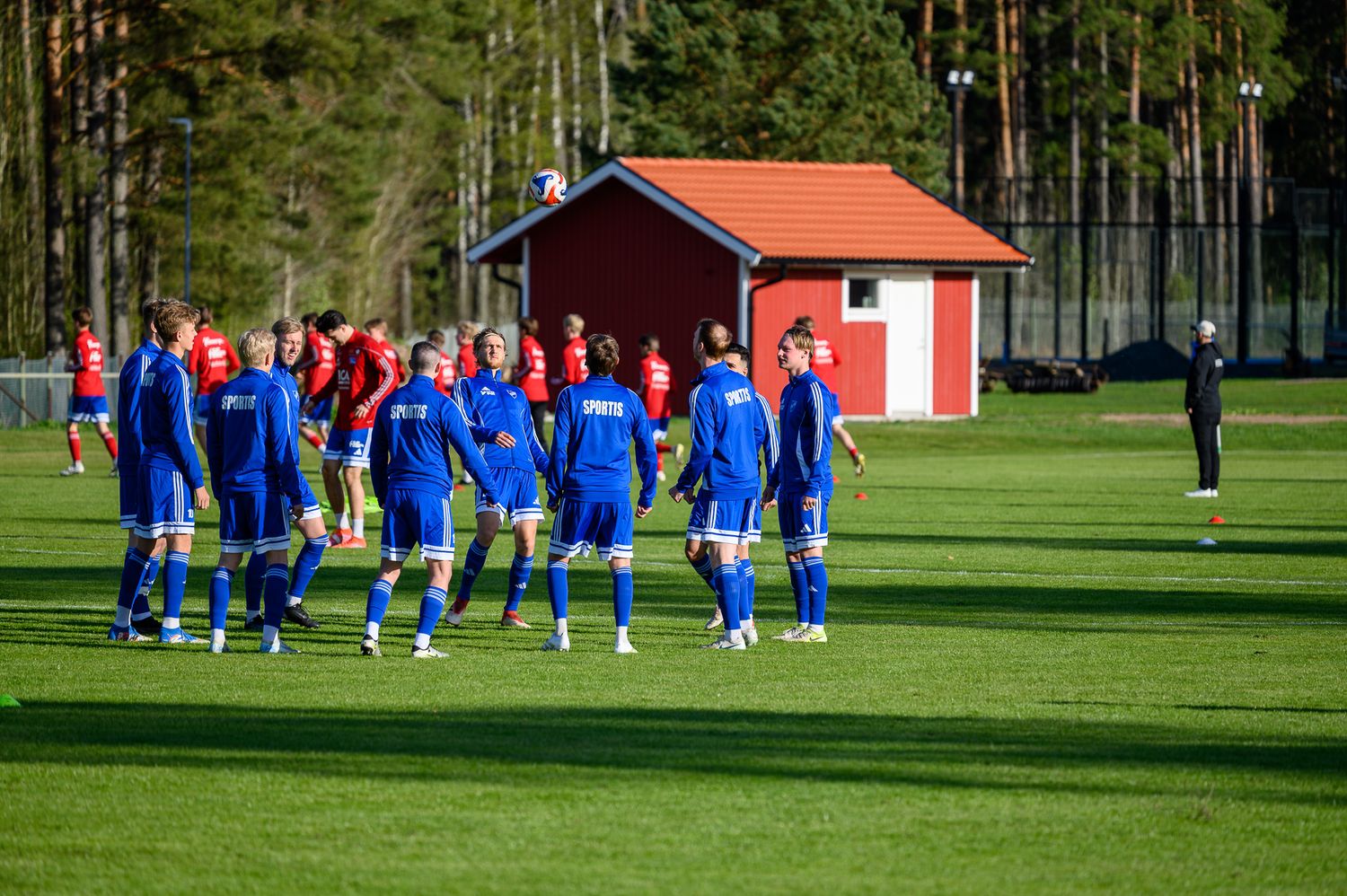 Fotboll, uppvärmning