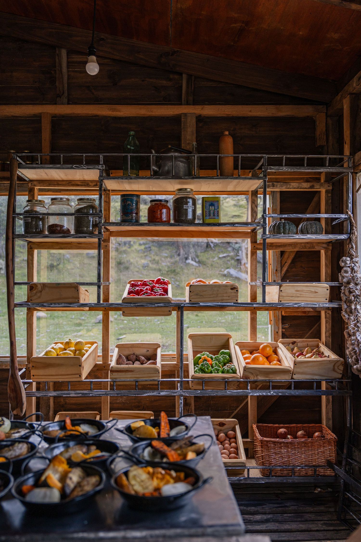 Restaurant photography for Estancia Bonanza in El Chalten, Patagonia Argentina