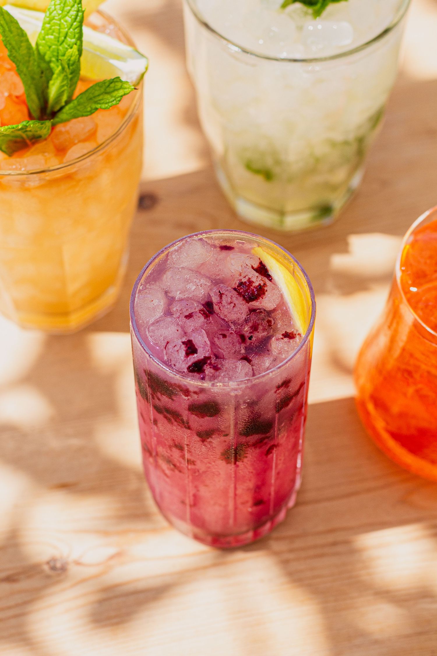 Summer cocktail photography