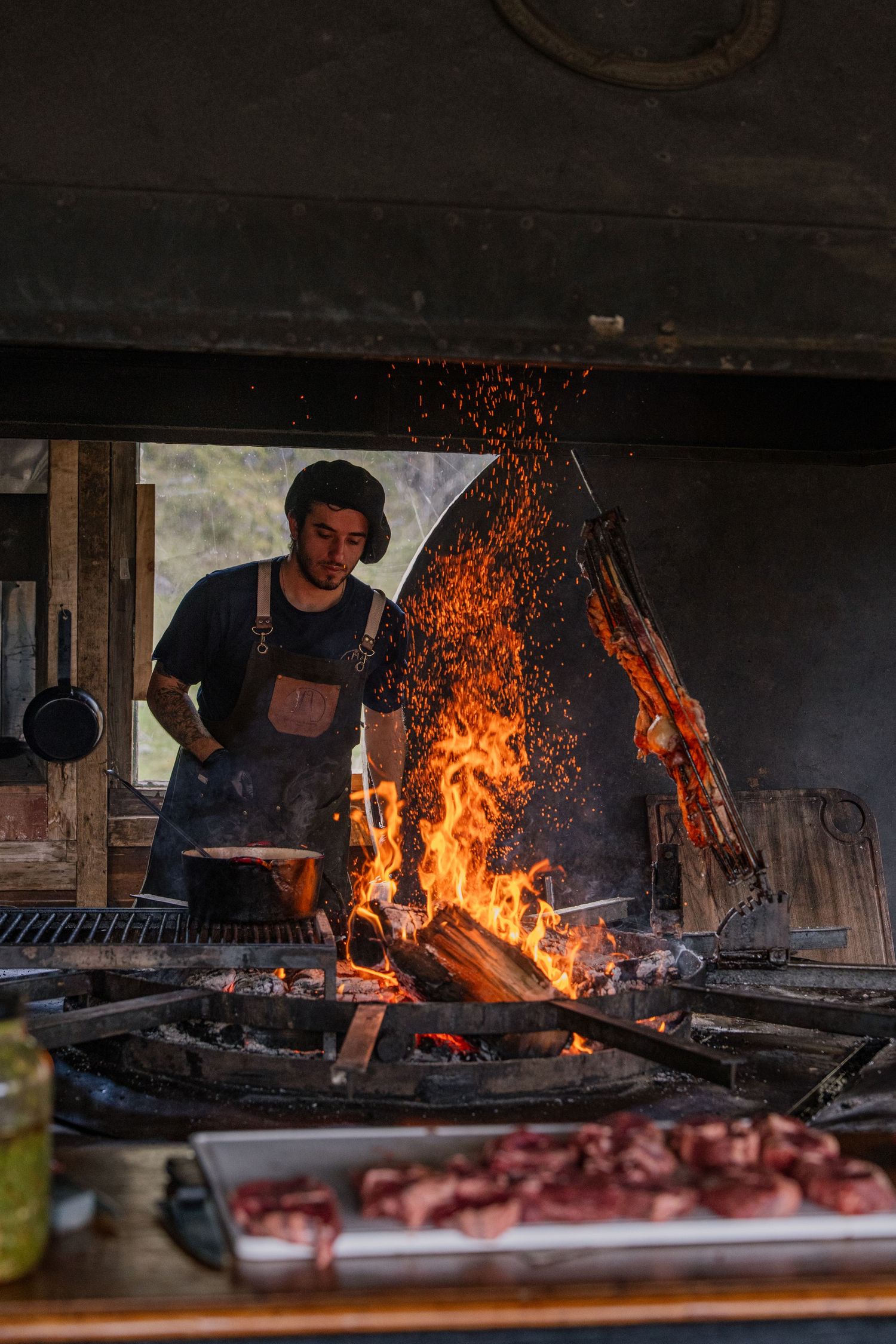 Restaurant photography Argentinian asado