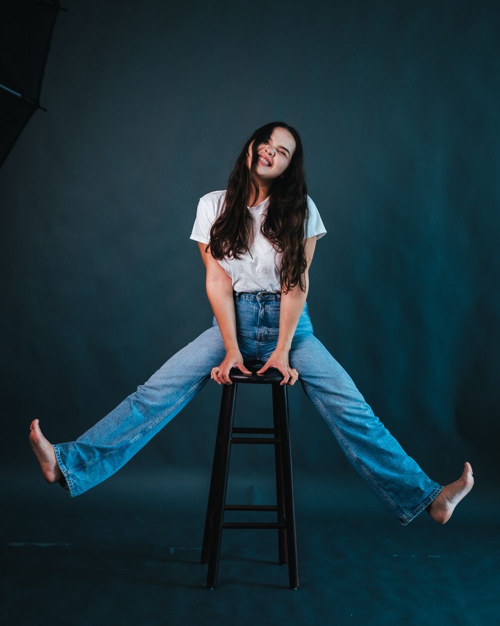 Studio photo shoot for a Portfolio.
