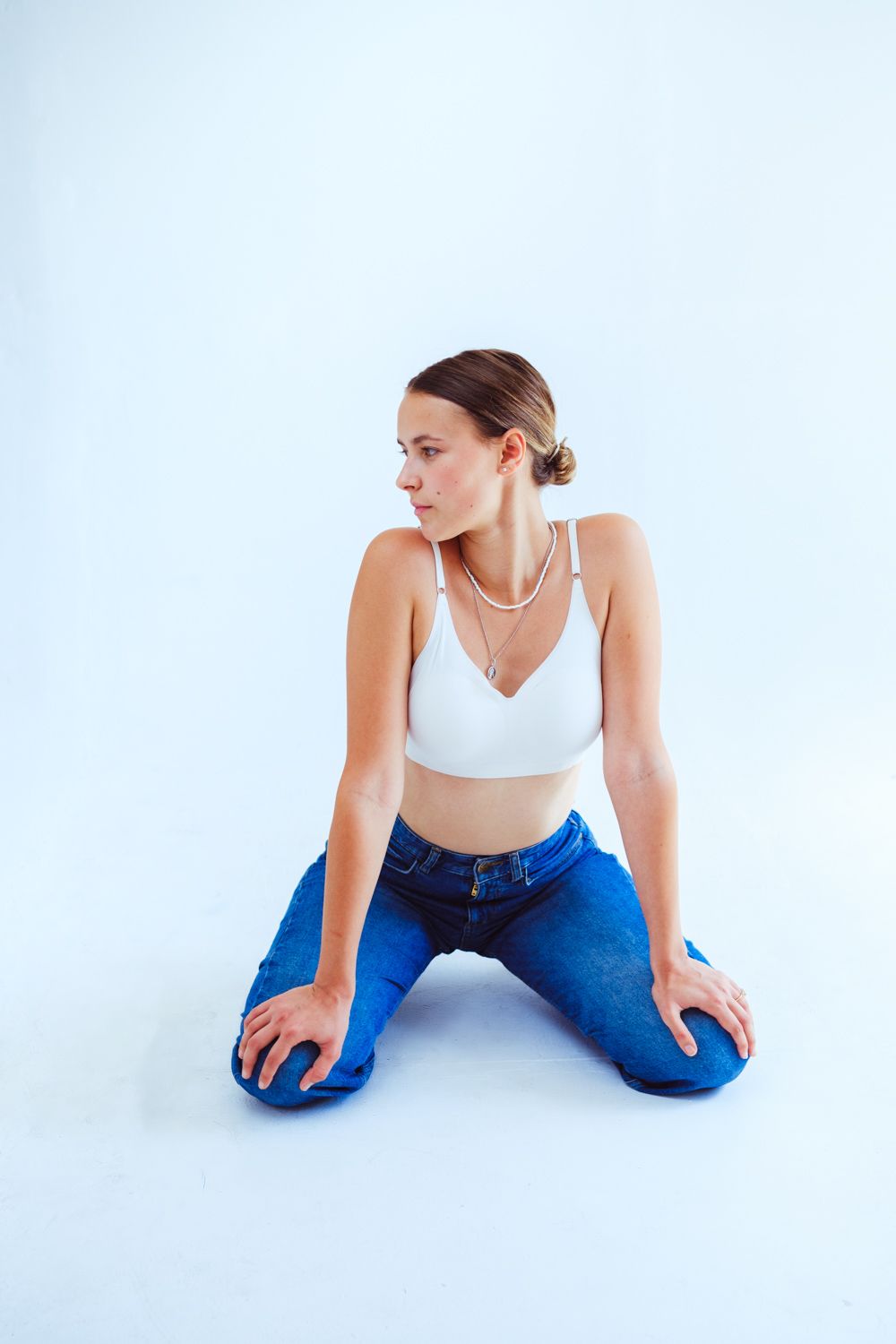 Studio photo shoot for a Portfolio.
