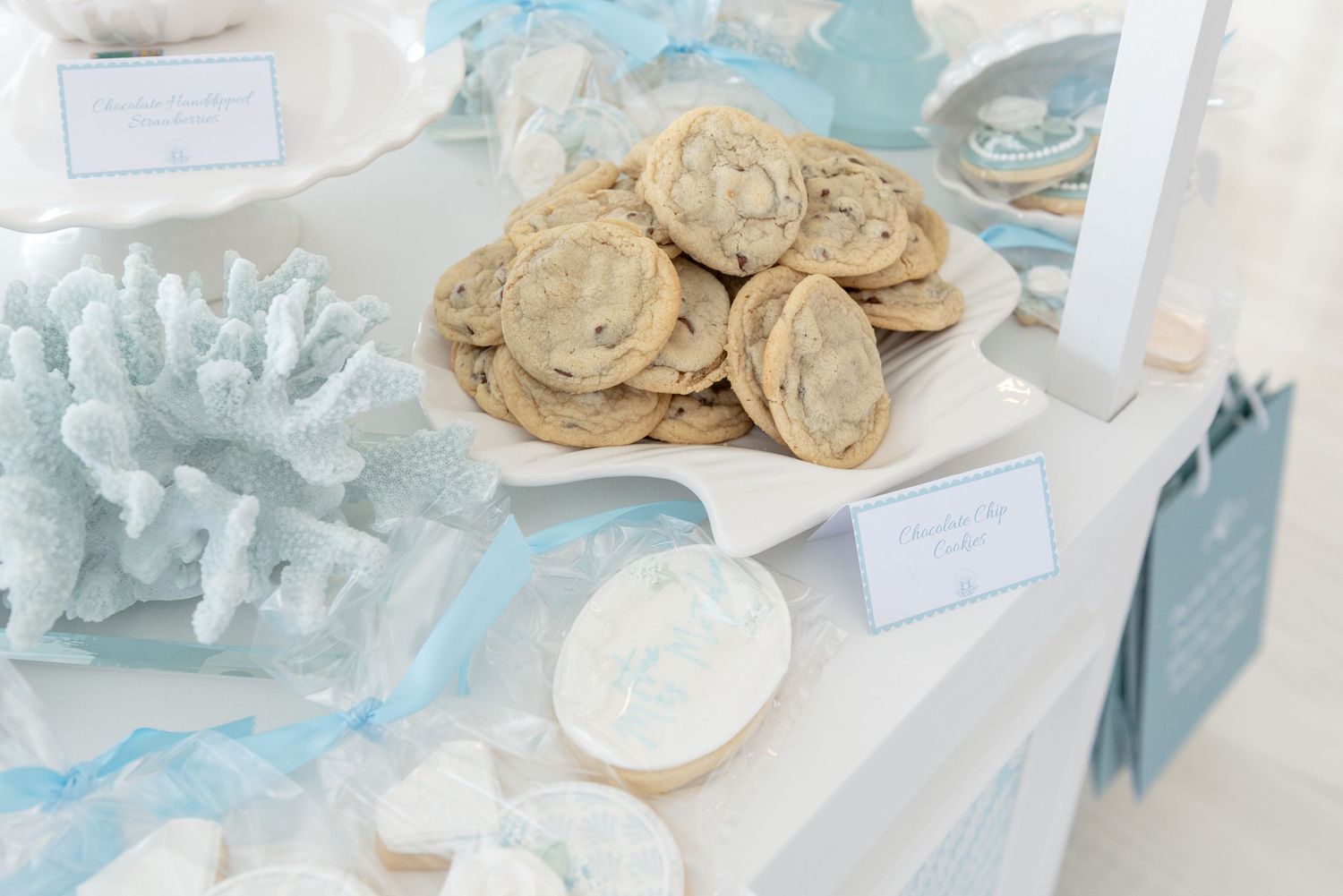 Treats on a custom sweet cart.