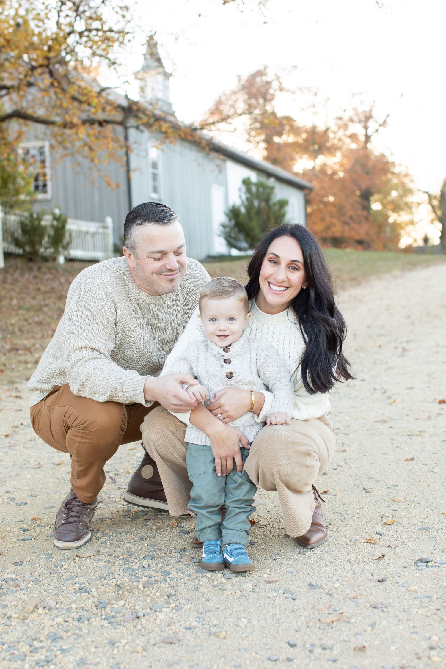 Capturing this loving family during a photo session.