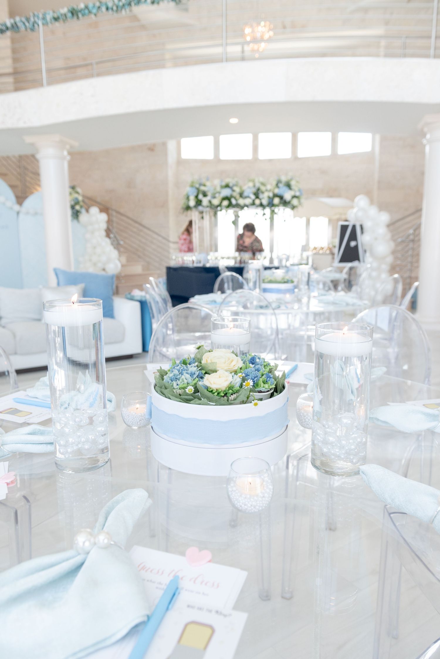 A bridal shower by the sea.