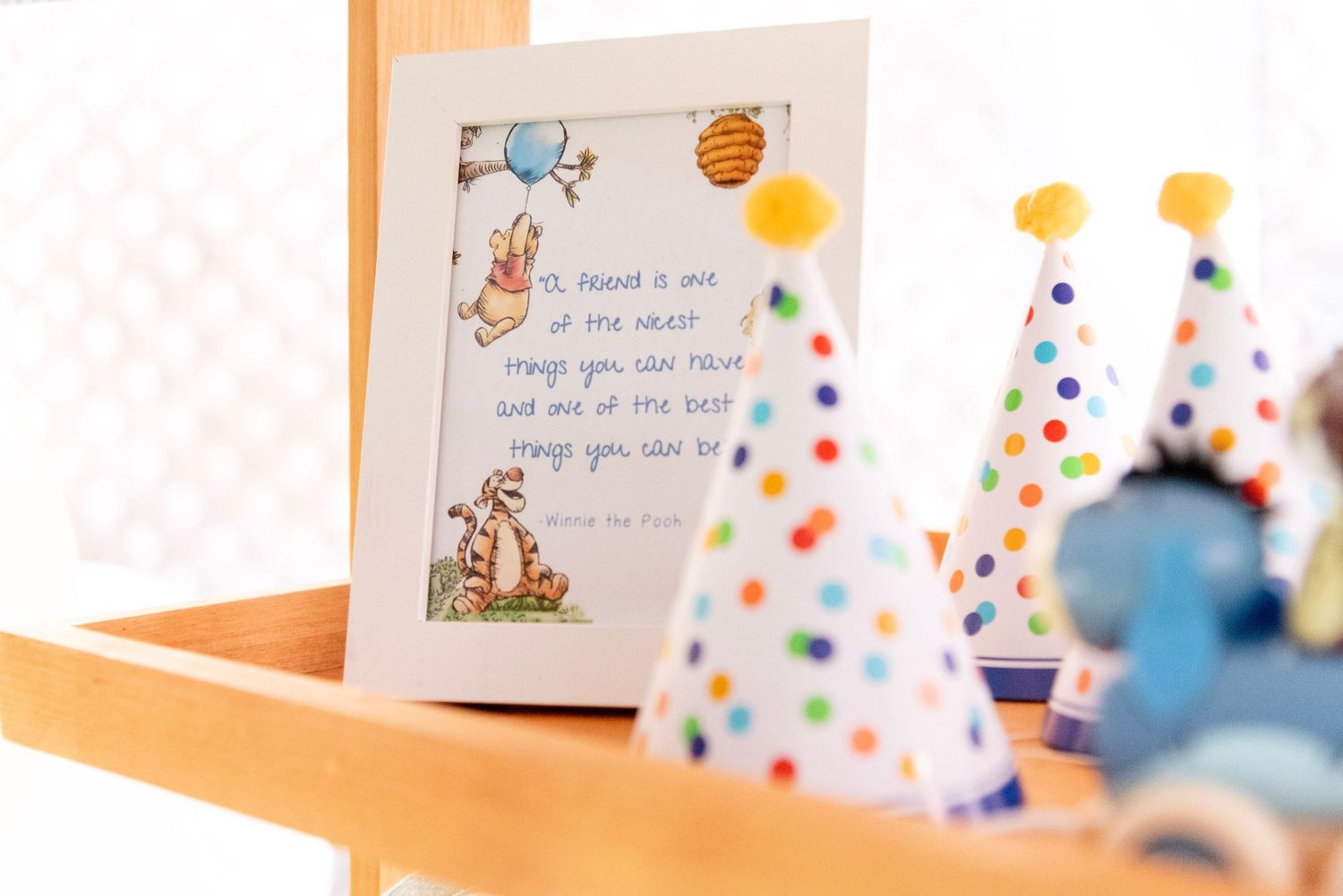 Decor from our ONE Hundred Acre Wood design.