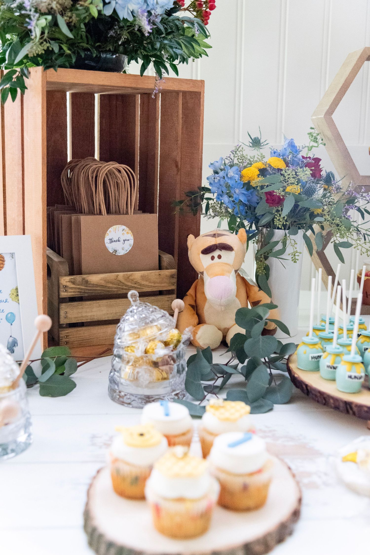 Decor from our ONE Hundred Acre Wood design.