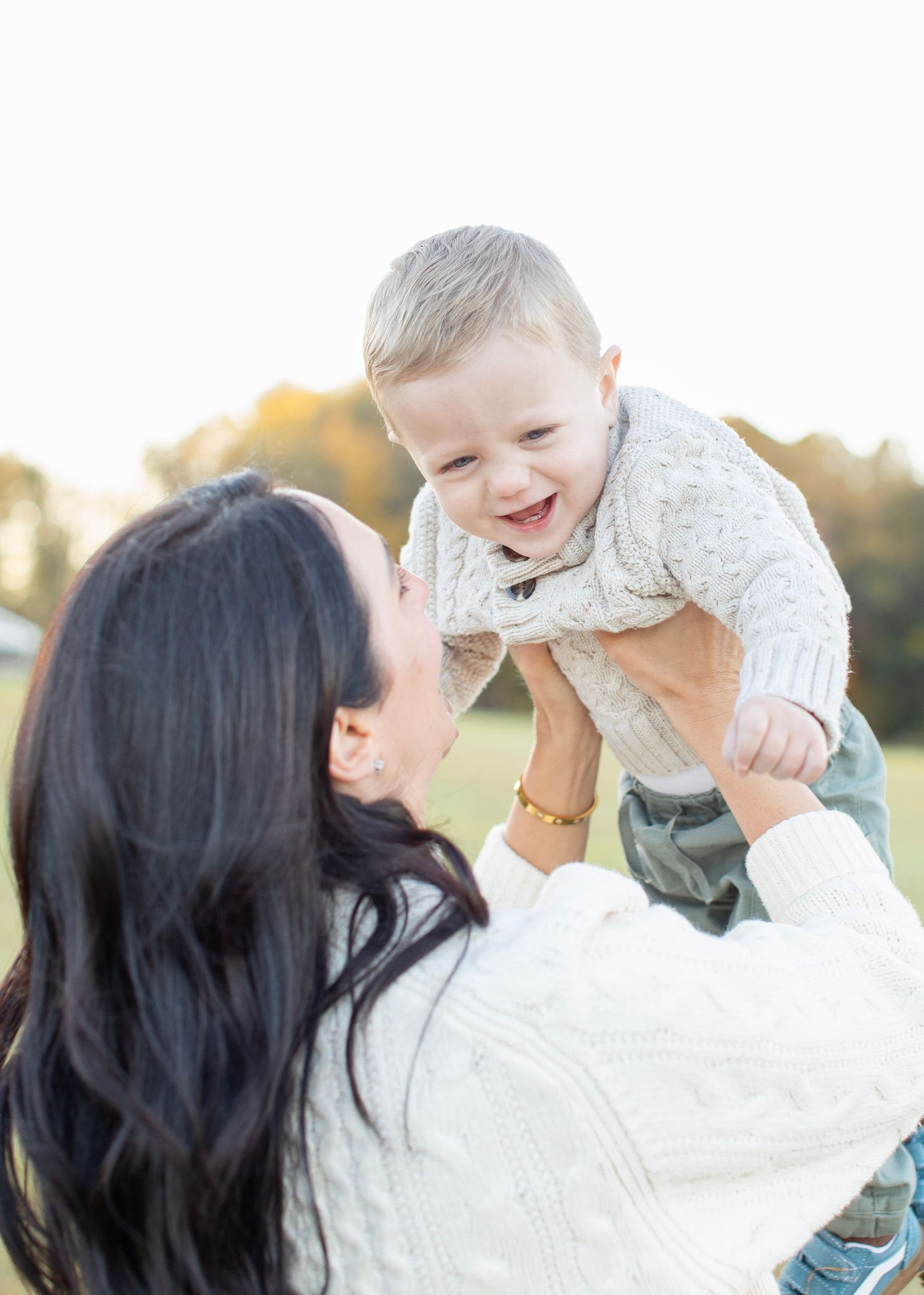 Mommy and son during a family photo sessions!
