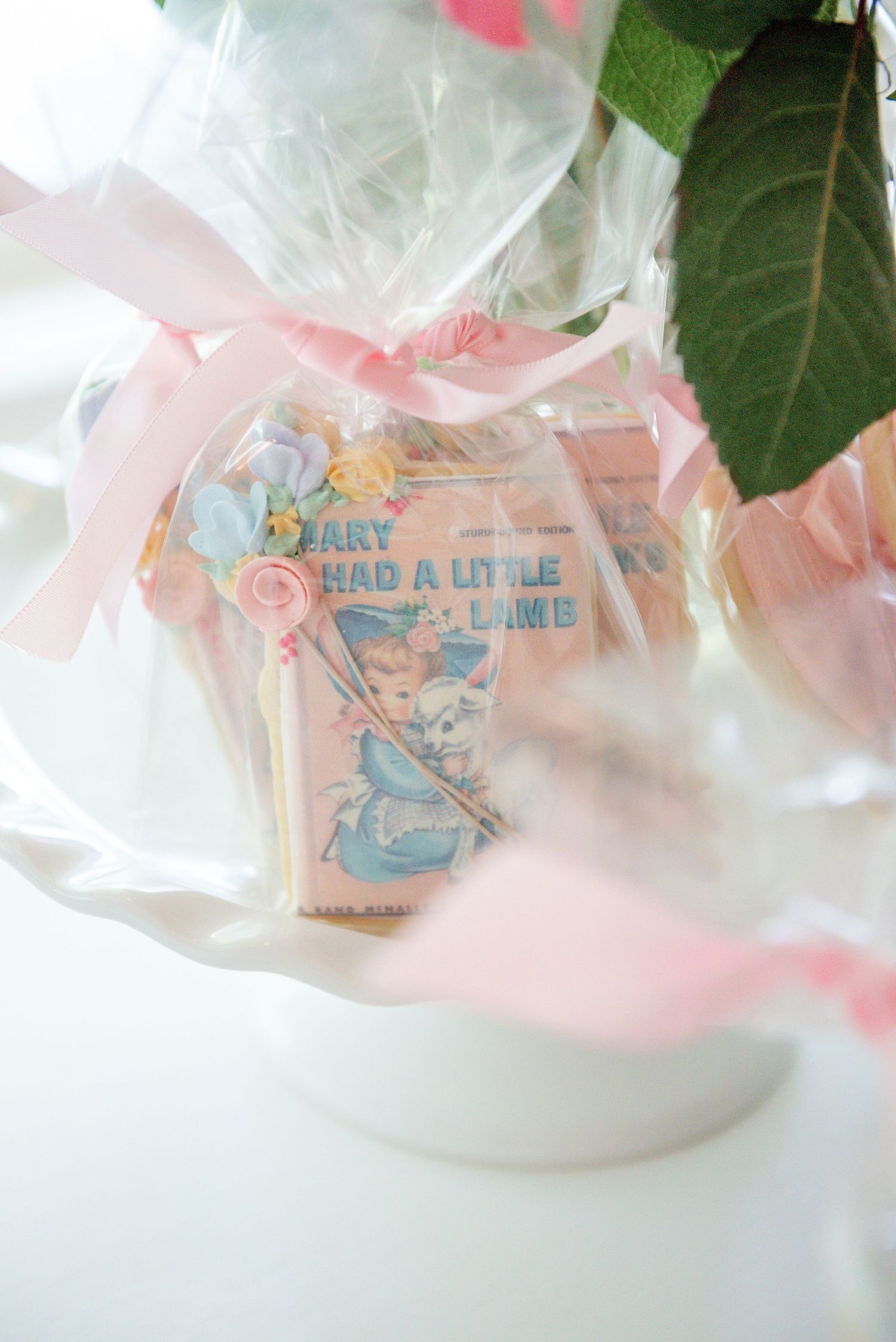Custom nursery rhyme cookies.