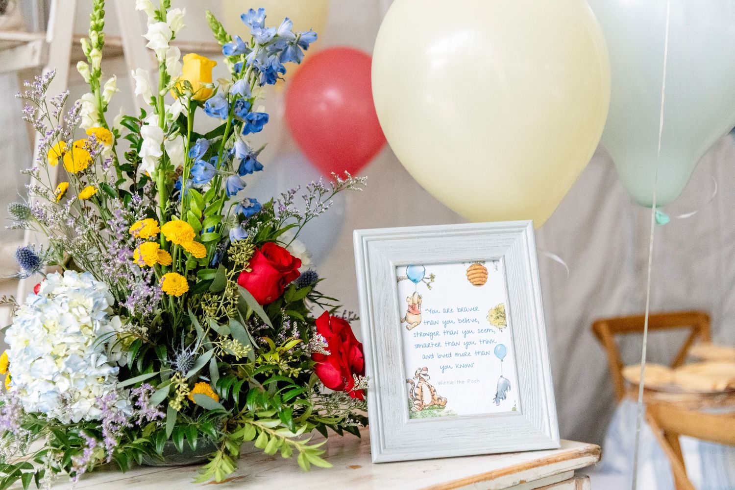 Decor from our ONE Hundred Acre Wood design.