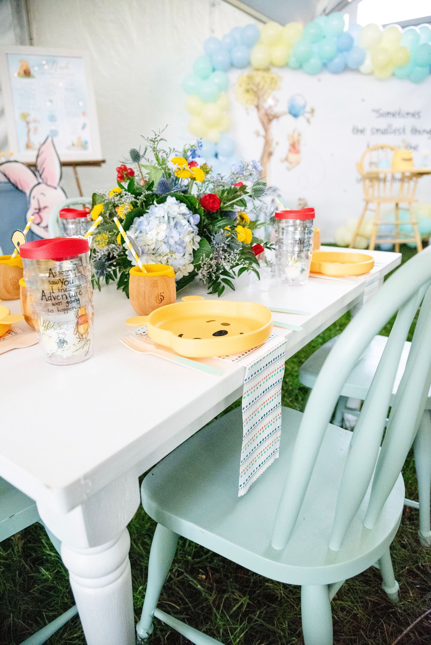 Decor from our ONE Hundred Acre Wood design.